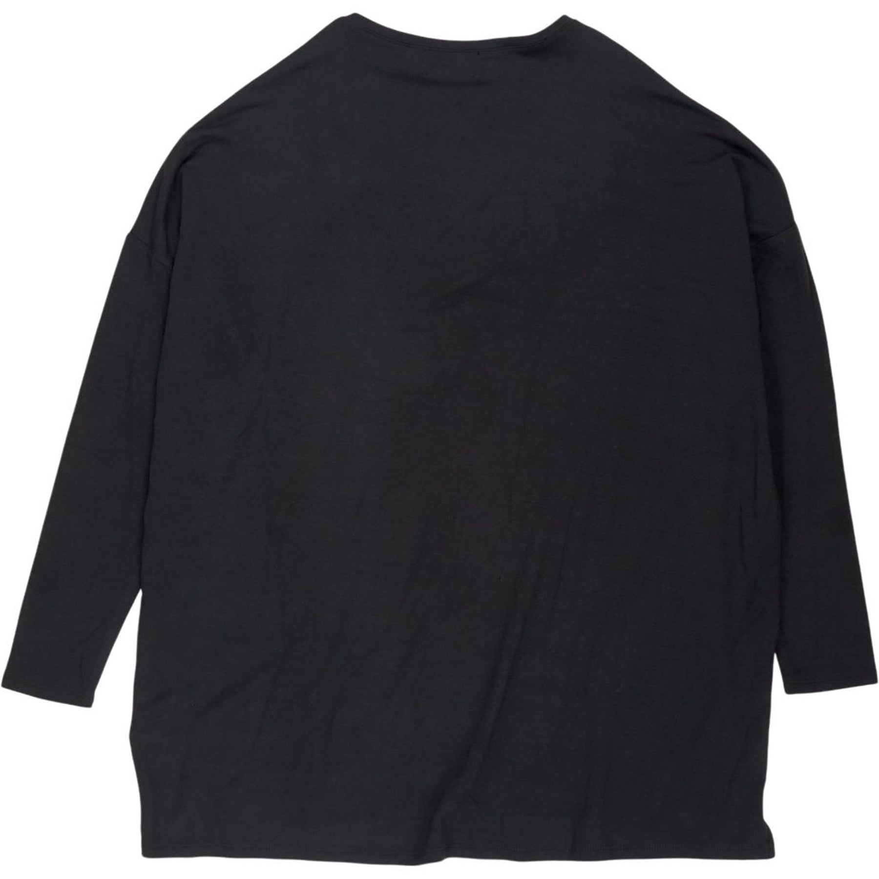 Hush Black V Neck Wide Jersey Top