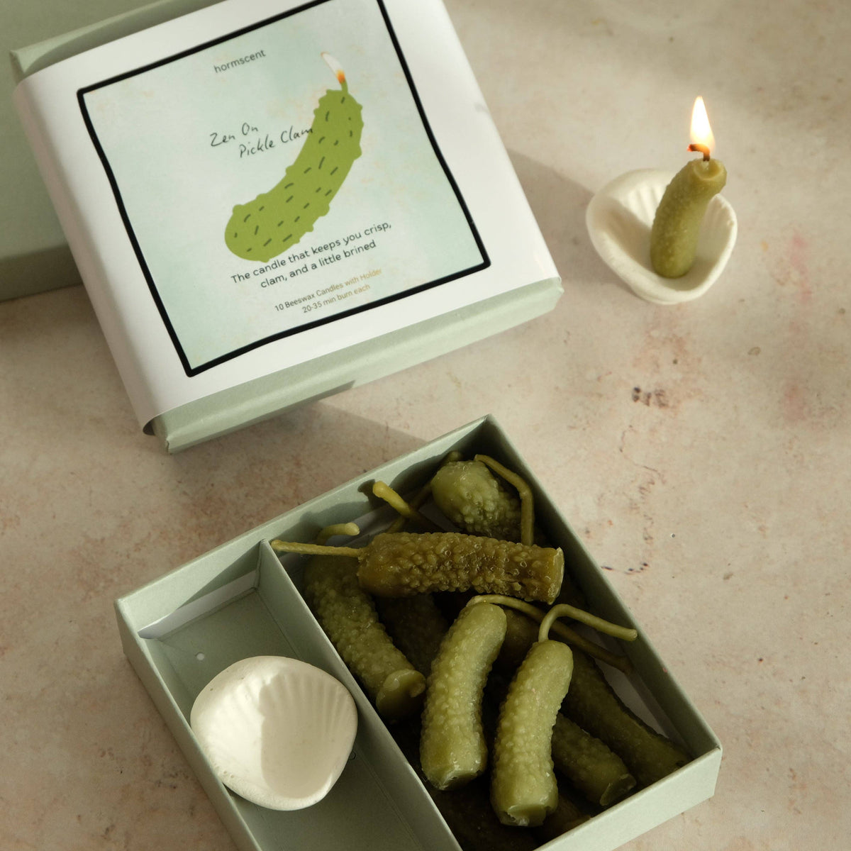 Zen Pickle Candle Set
