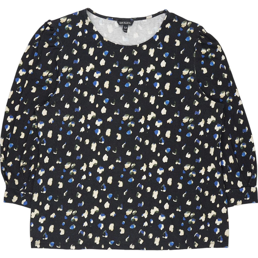 Baukjen Grey Patterned Top