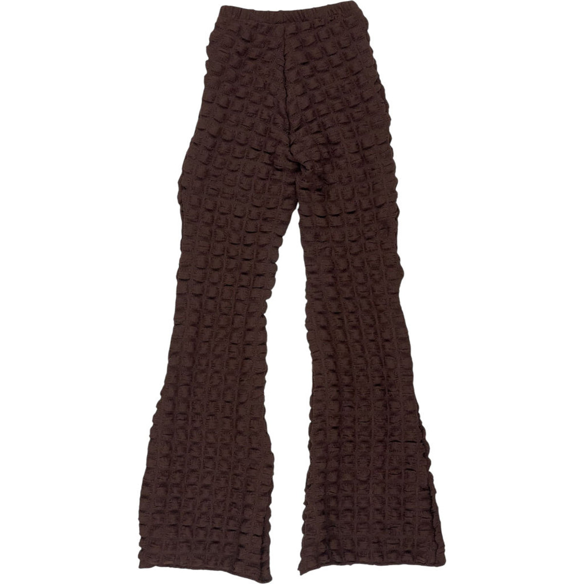 Motel Brown Bubble Jersey Trousers