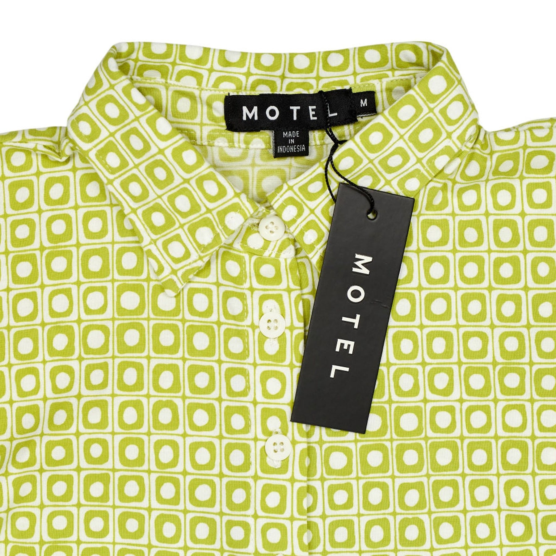 Motel Green Geo Wuma Shirt