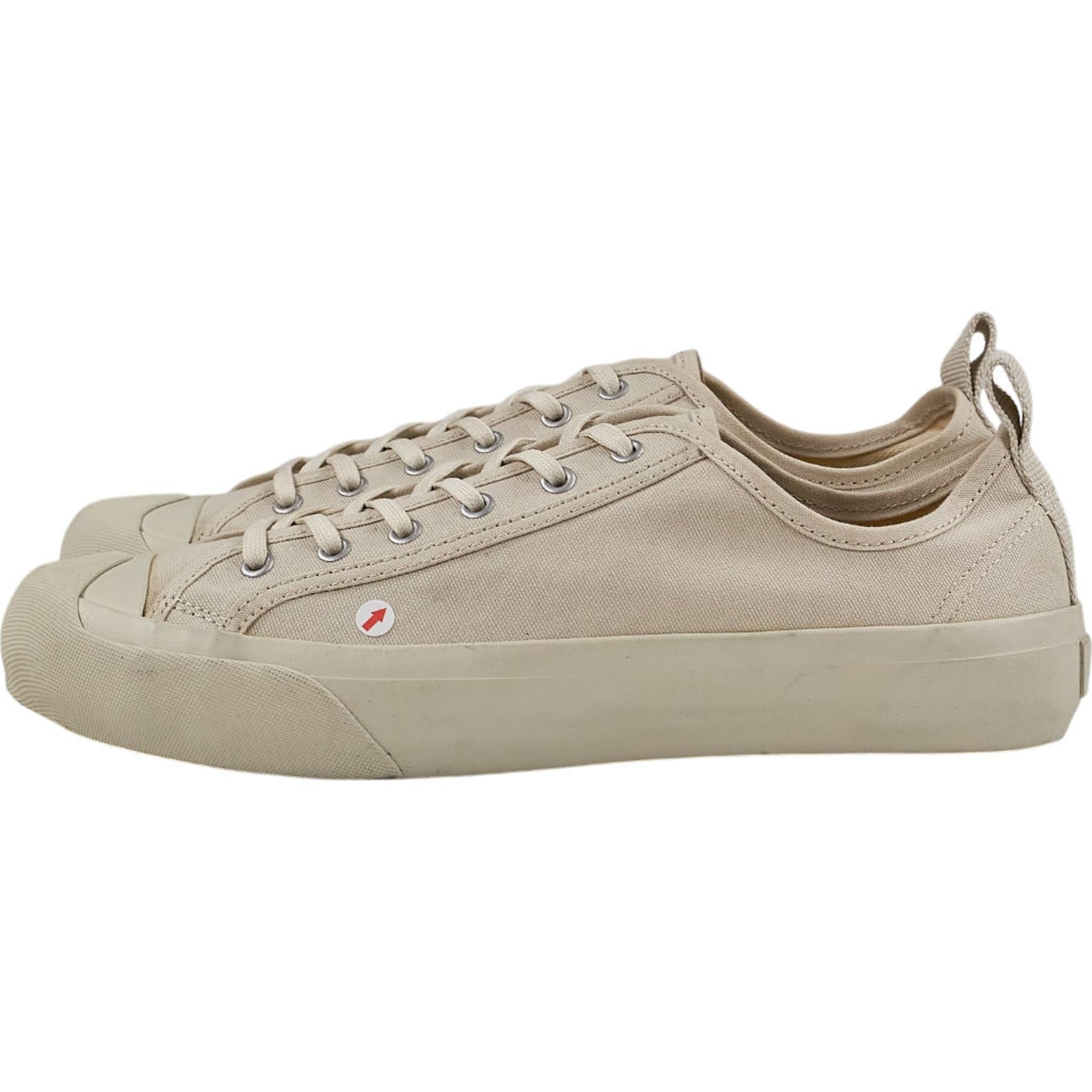 YMC Beige Canvas Trainers