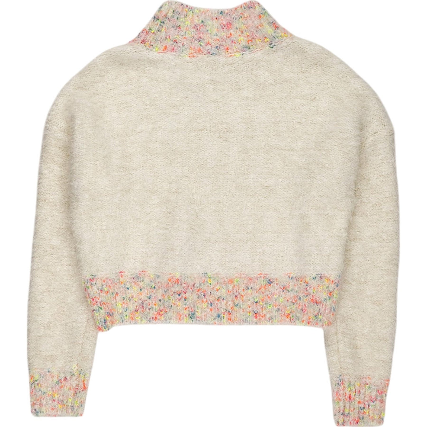 Free People Cream Multicolour Knit Jumper