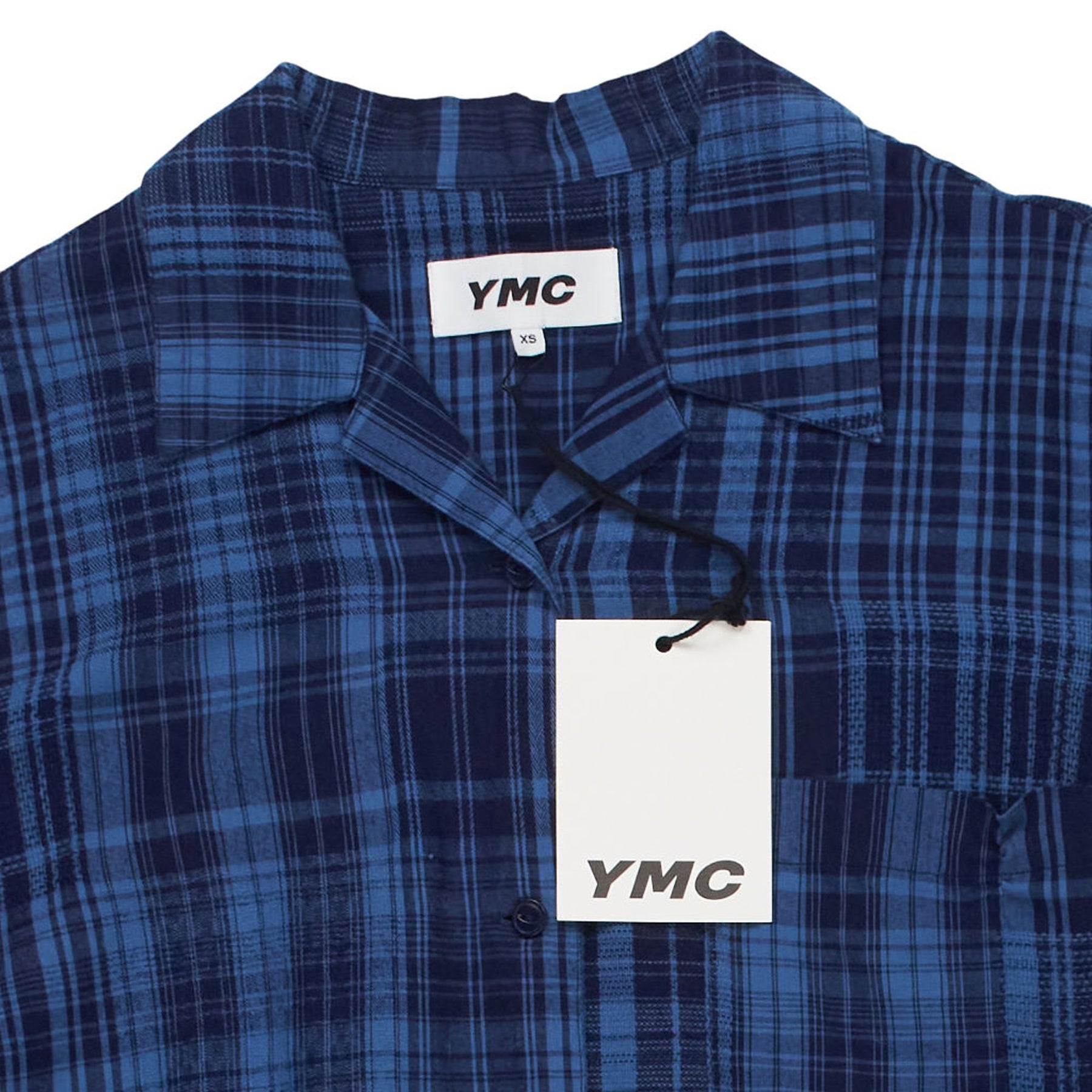 YMC Indigo Check Vegas Shirt