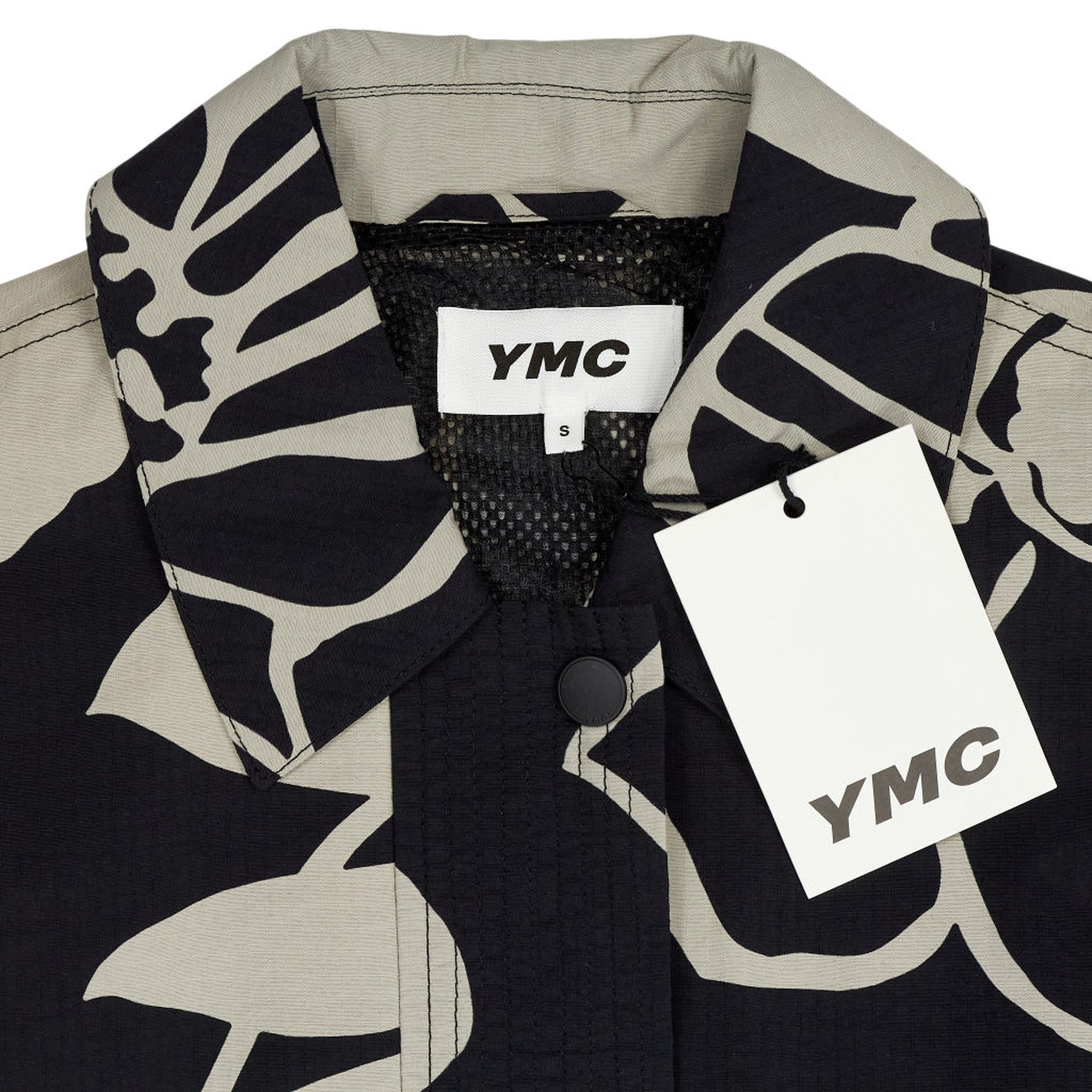 YMC Black Floral Pattern Jacket S