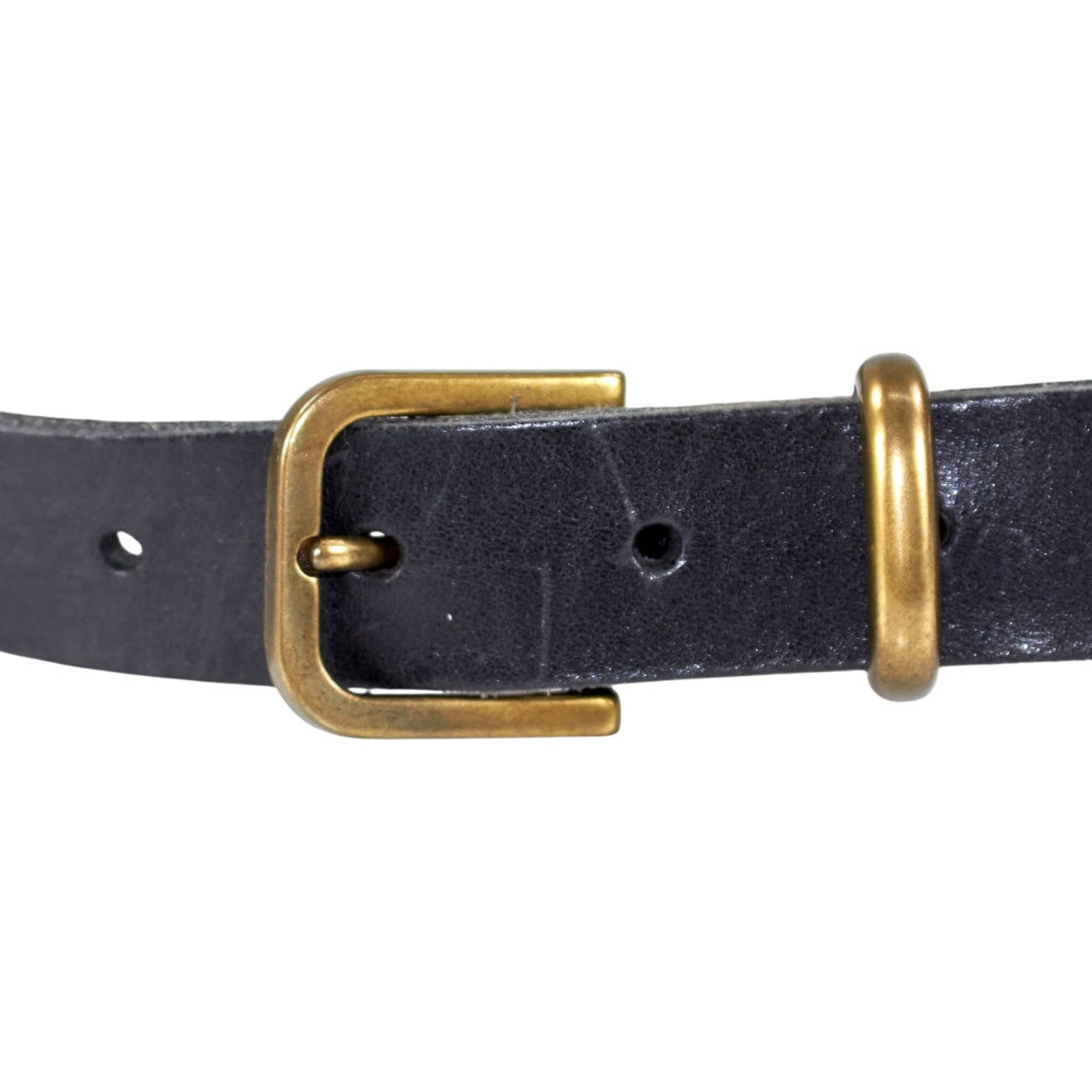 YMC Black Leather Belt