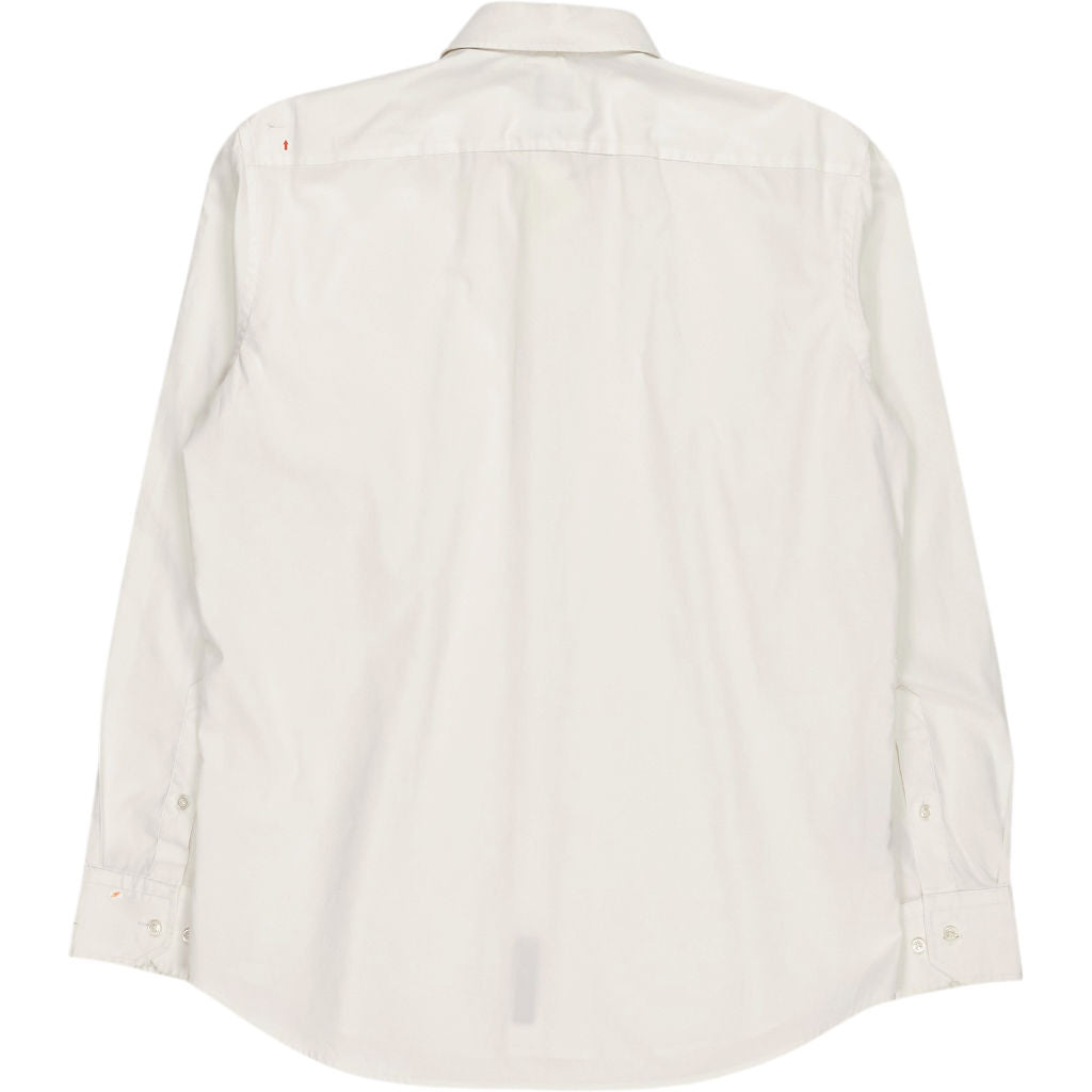 BOSS White Regular Fit Shirt Collar 16