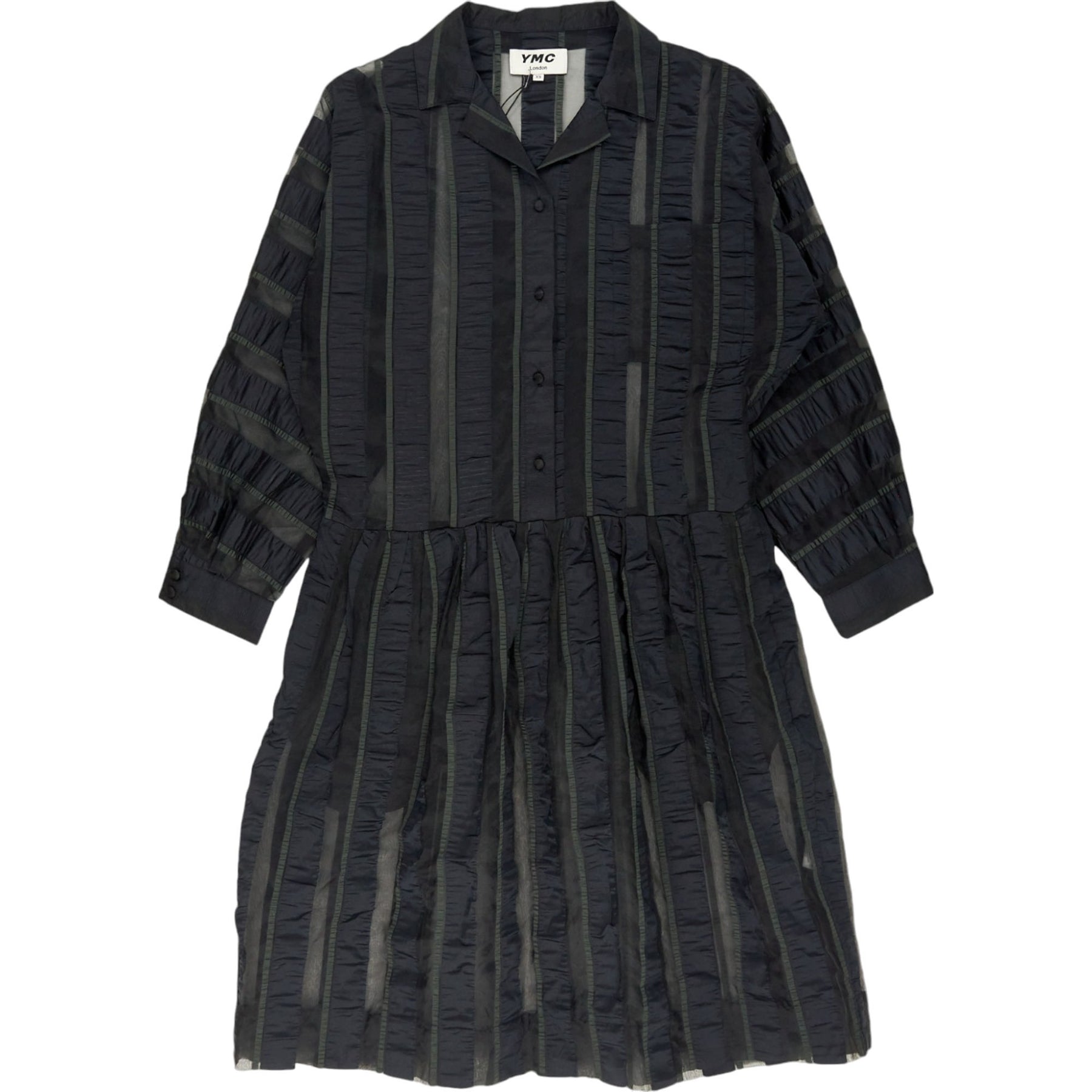 YMC Black Striped Dress