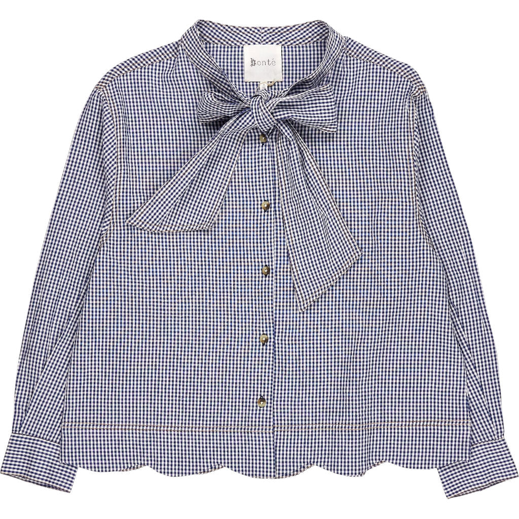 Bonté Navy Gingham Hardie Shirt