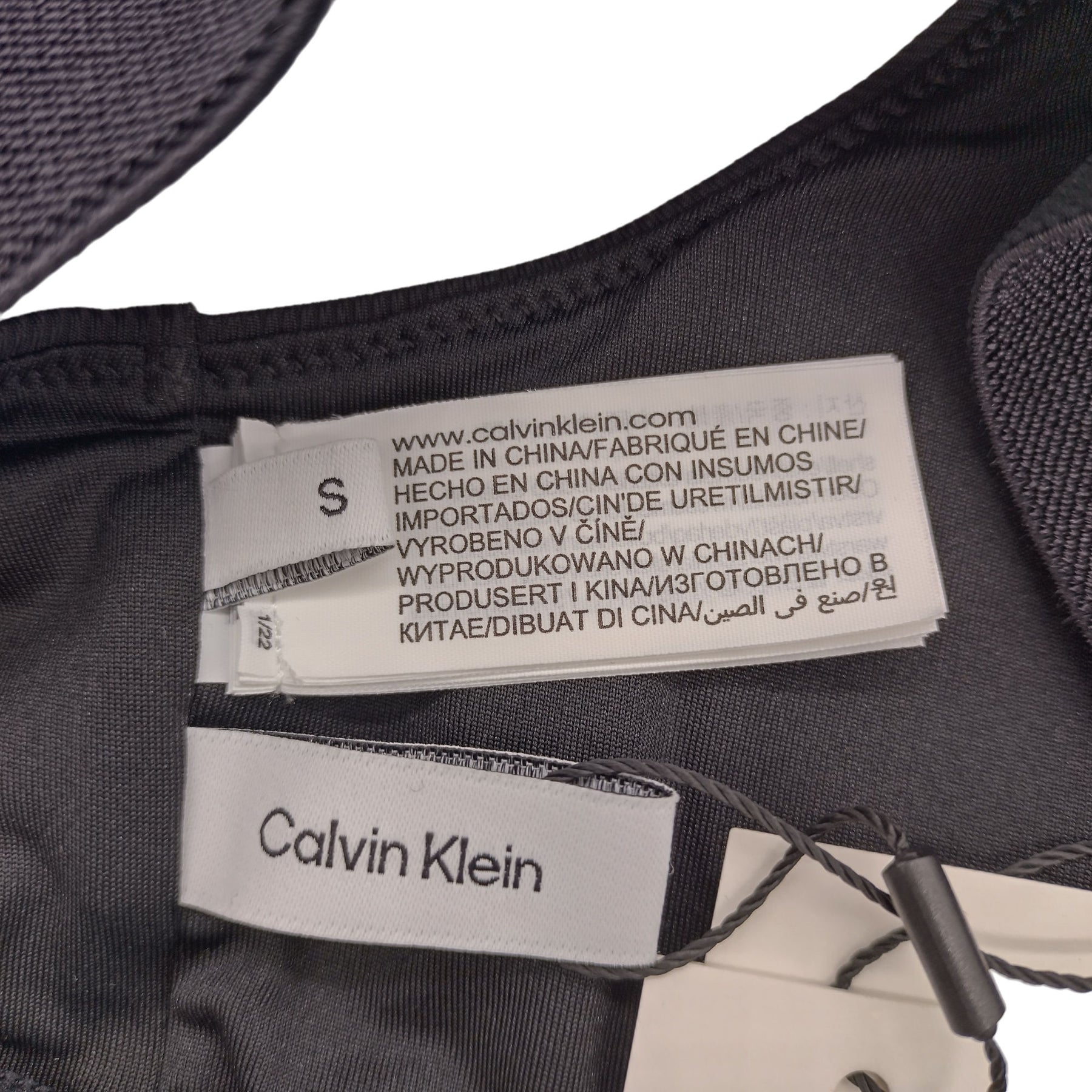 Calvin Klein Black Sports Bra