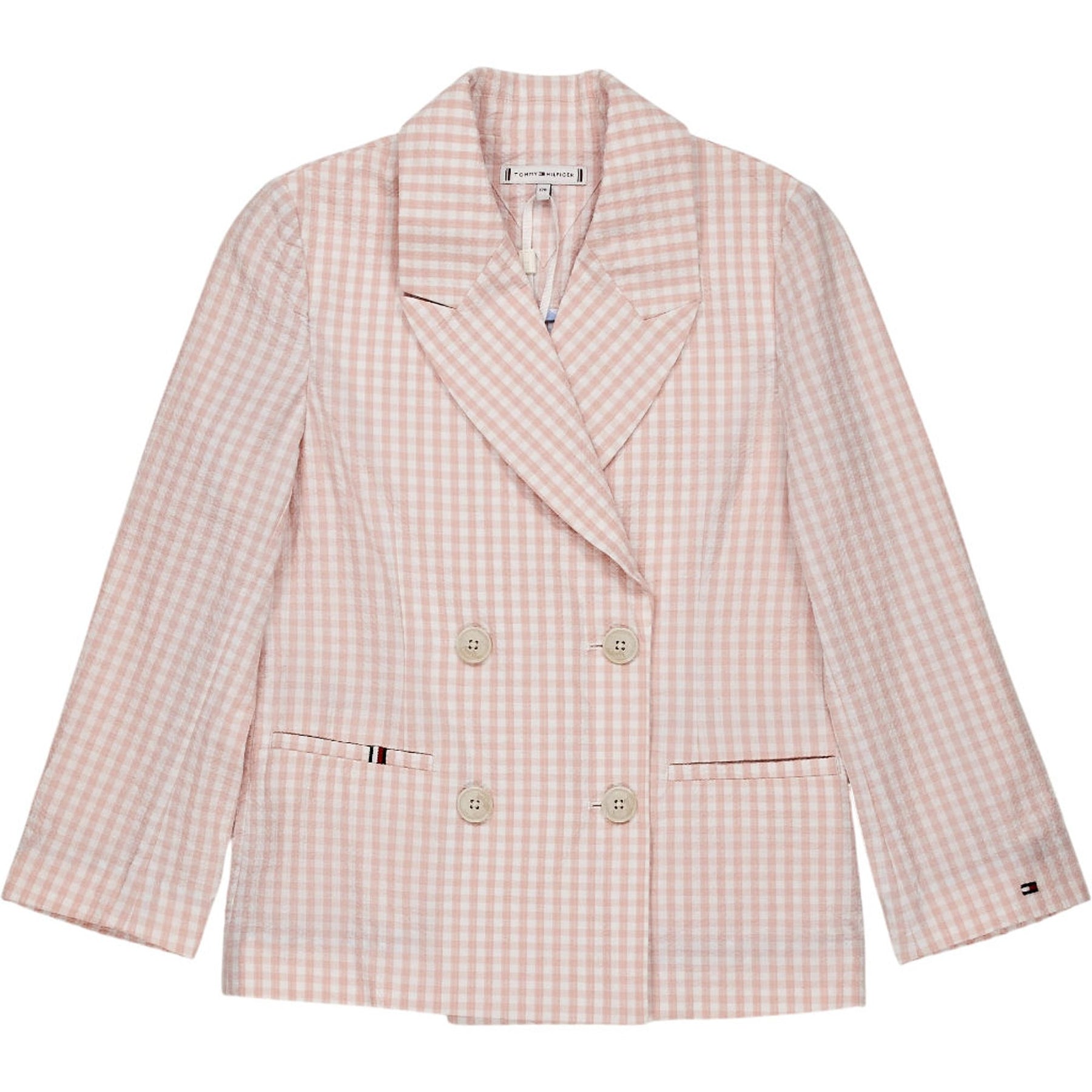 Tommy Hilfiger Pink Check Blazer and Shorts Set