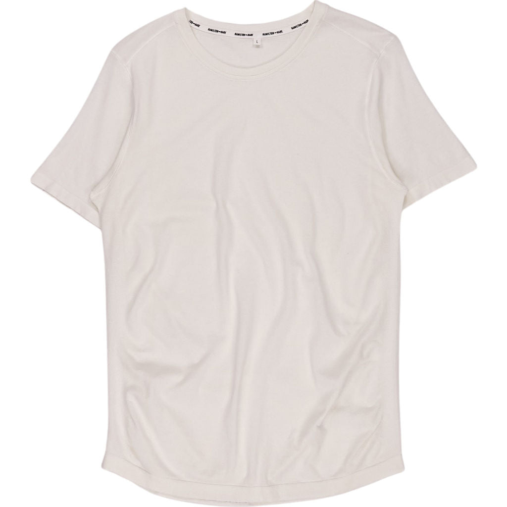 Hamilton + Hare White Cotton T-Shirt