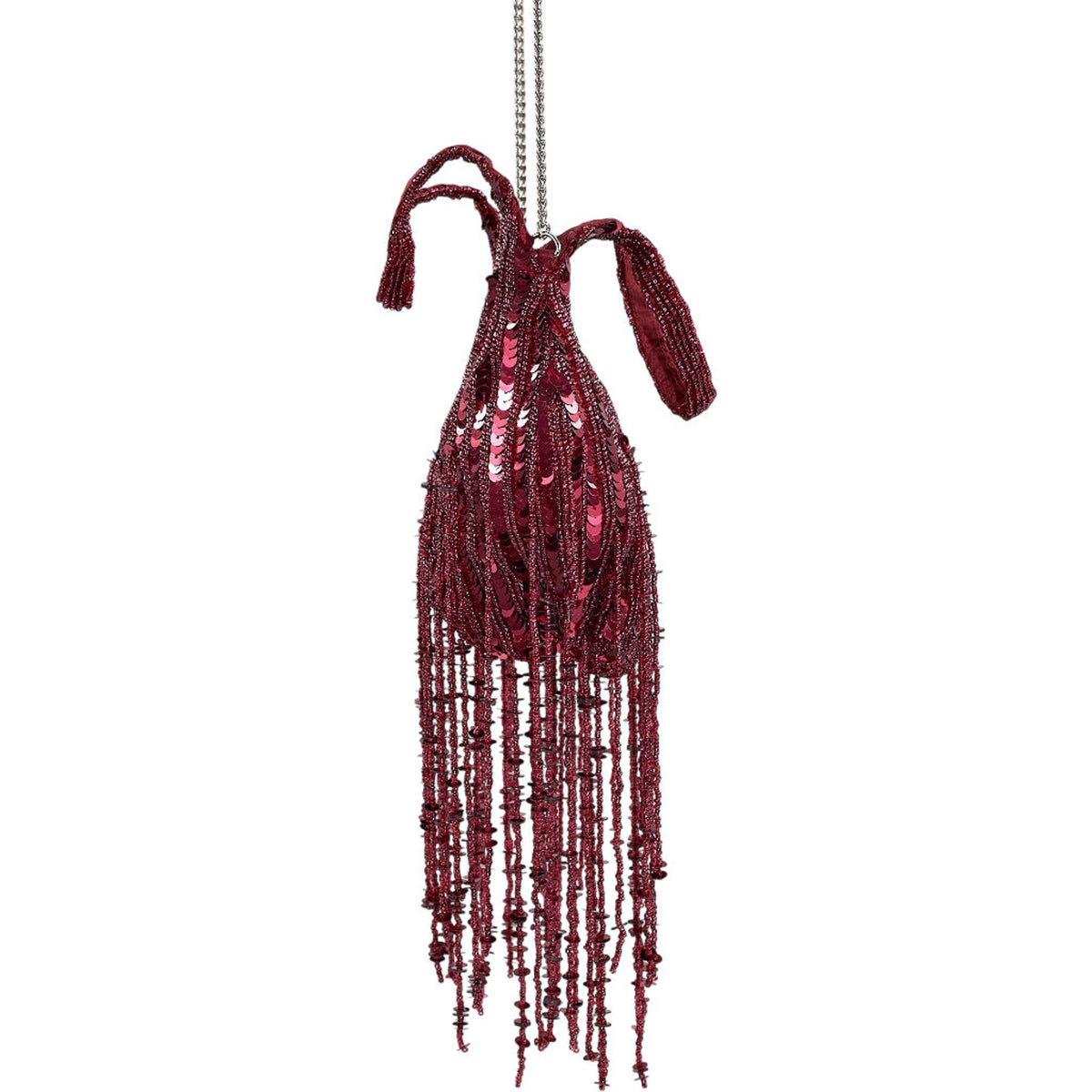 Pull&Bear Red Sequin Mini Bag