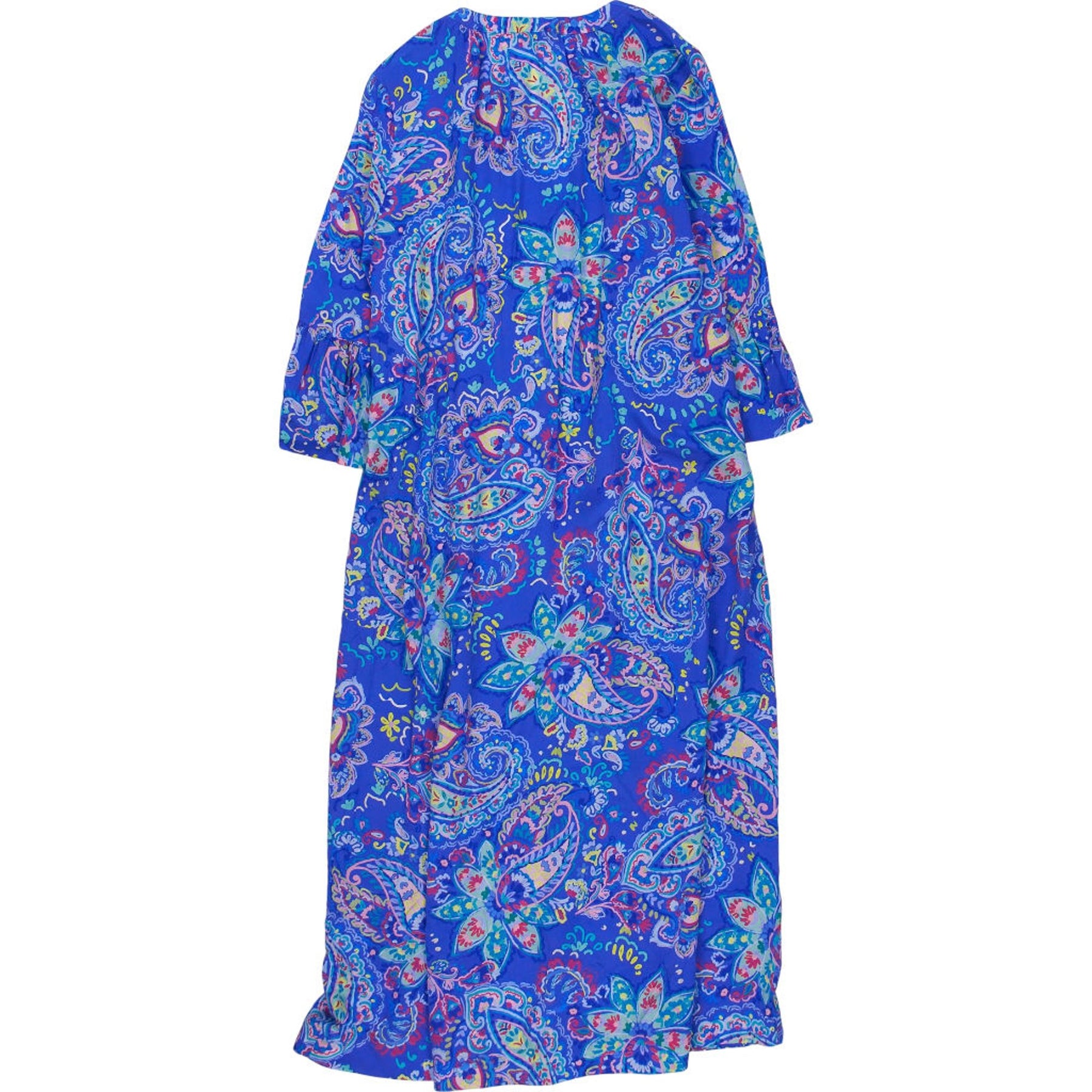 NRBY Blue Paisley Midi Dress