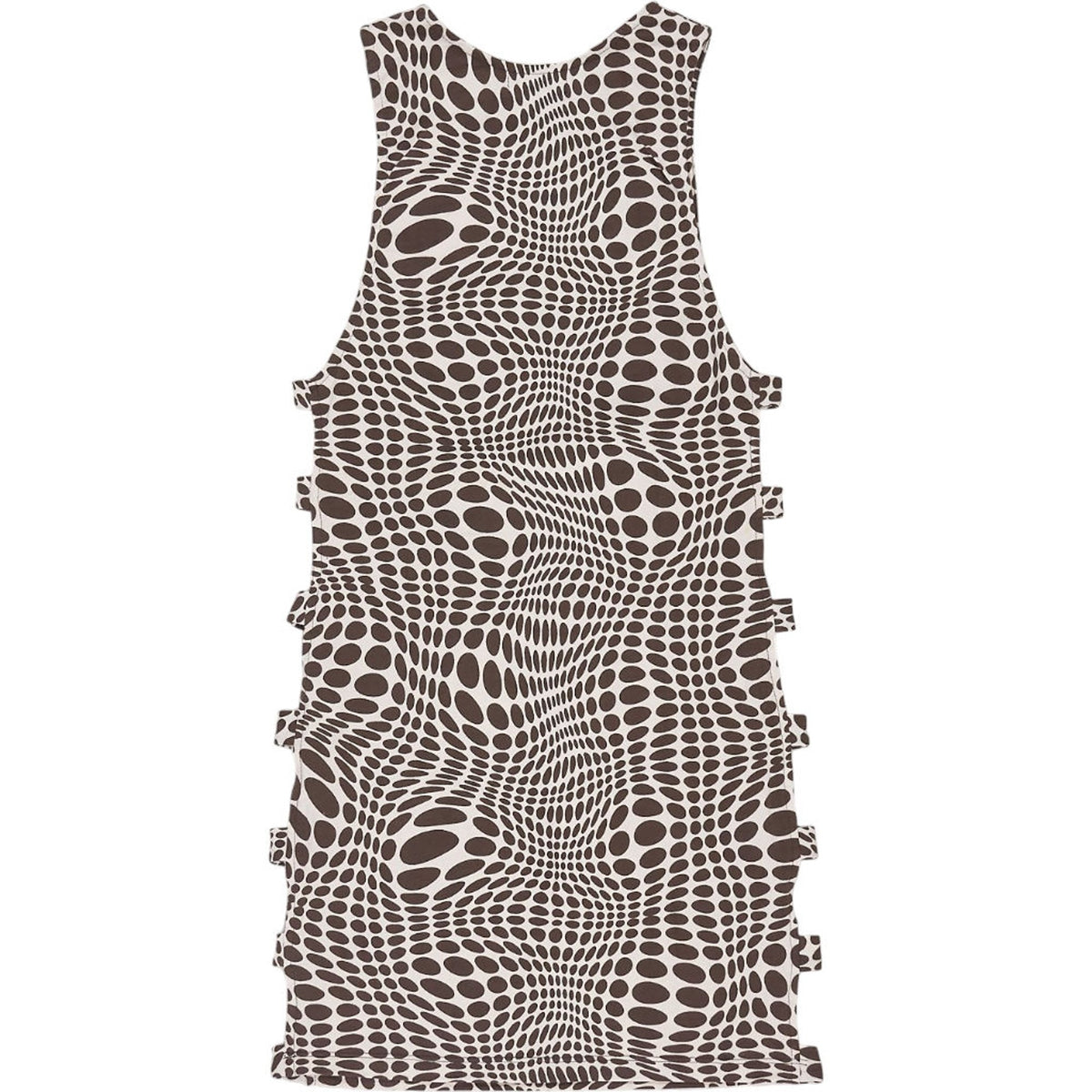 Motel Brown Adar Optic Polka Dress