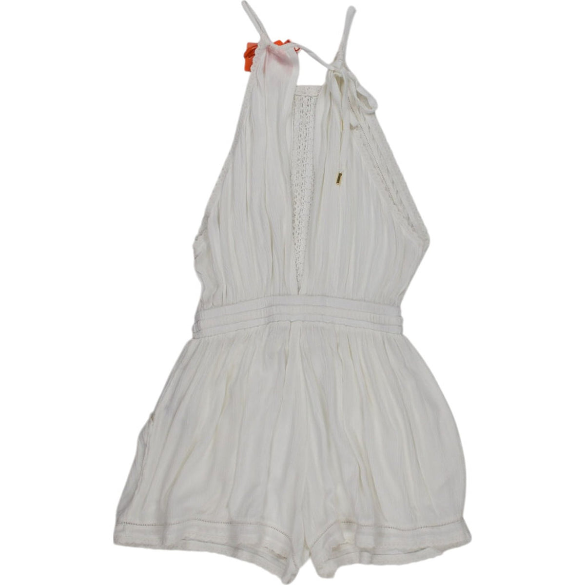 Superdry White Halter Neck Playsuit