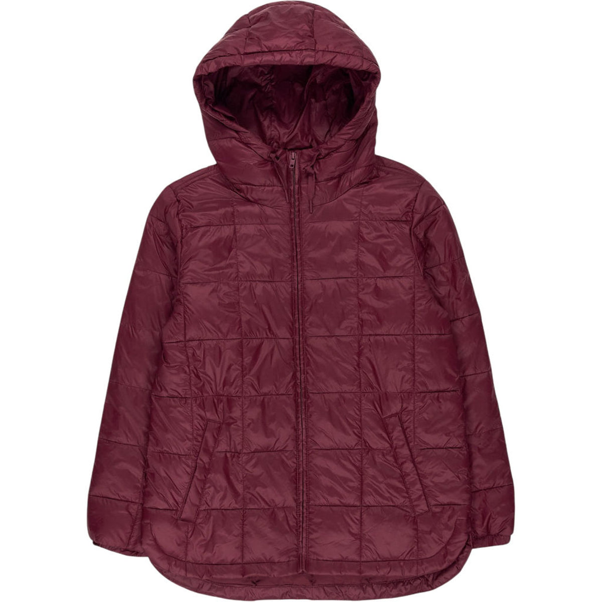GAP Burgundy Recycled Puffer Jacket