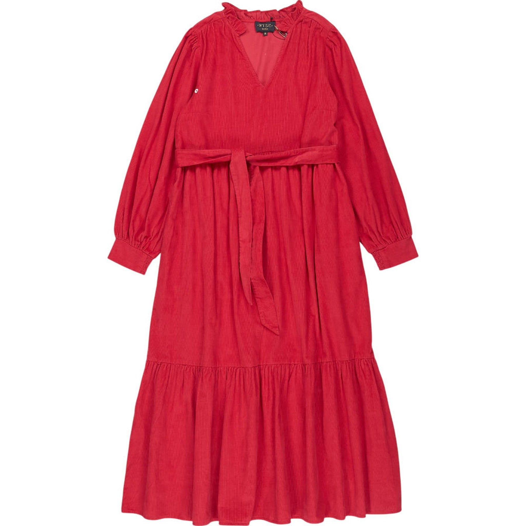 Wyse Red Nina Cord Dress