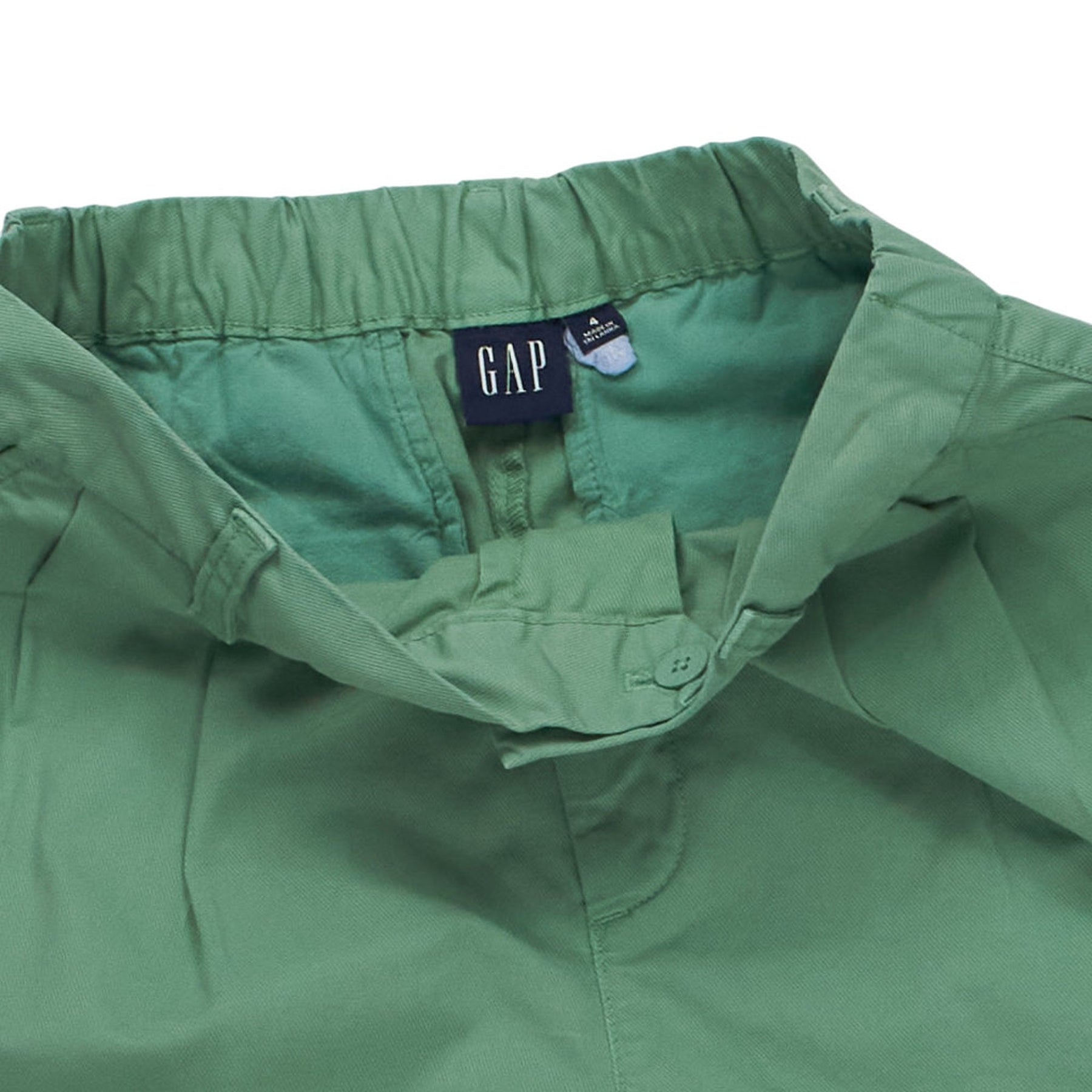 GAP Green Pleated Shorts