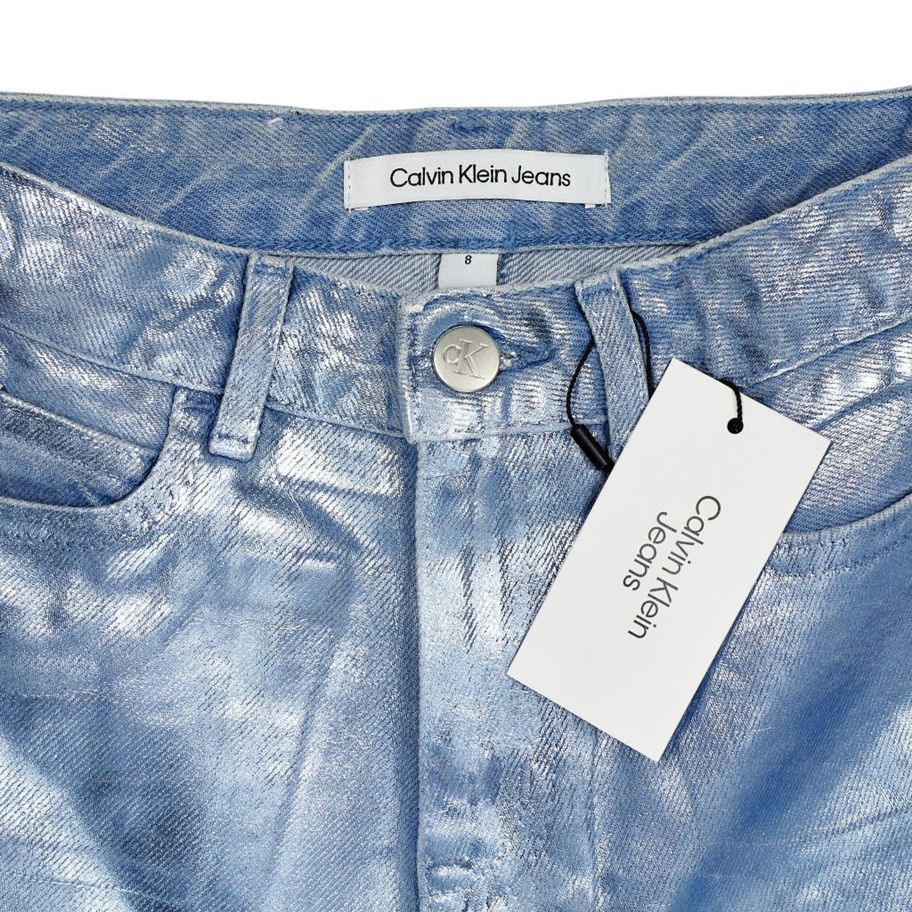 Calvin Klein Metallic Blue Shorts