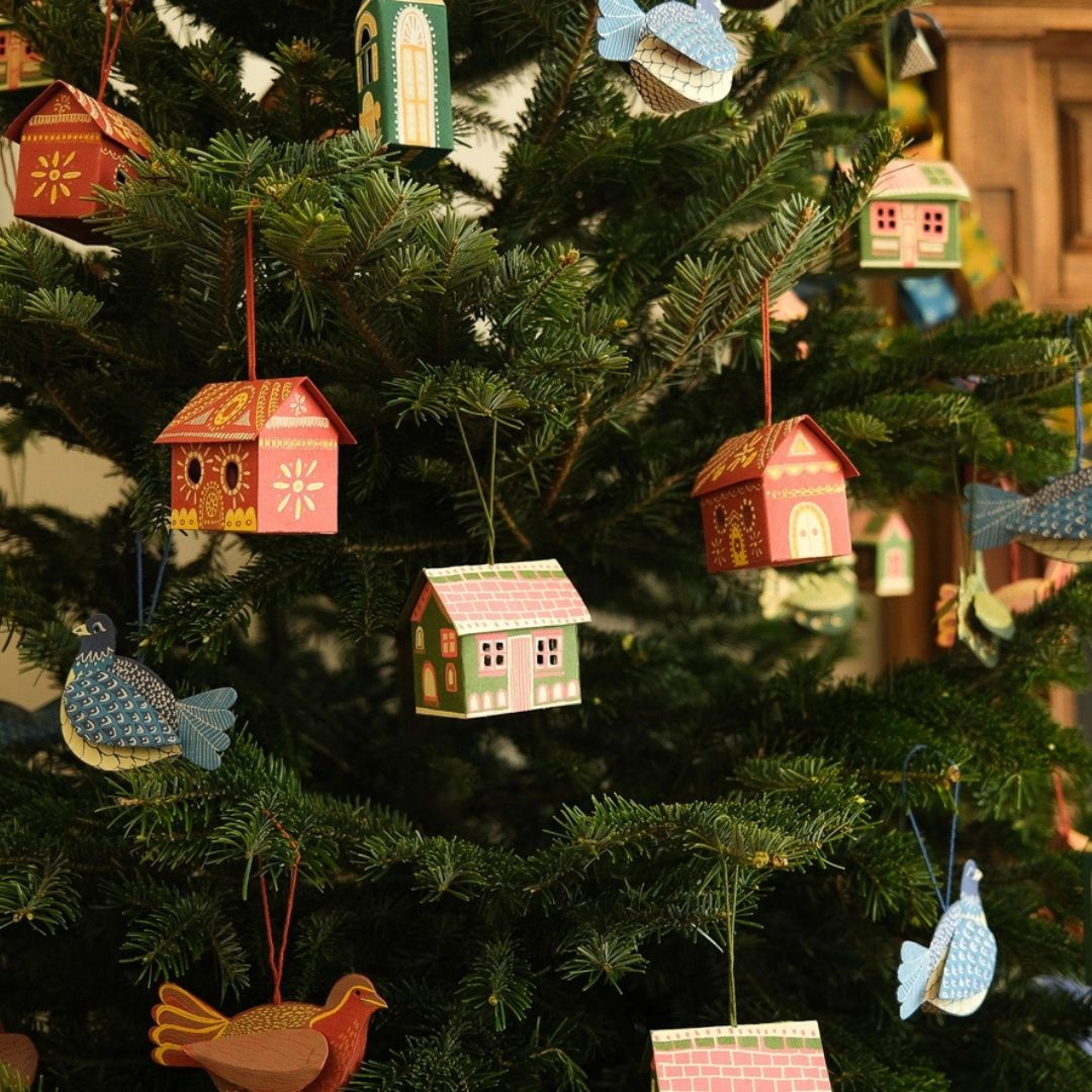 Screen-Printed House Decoration