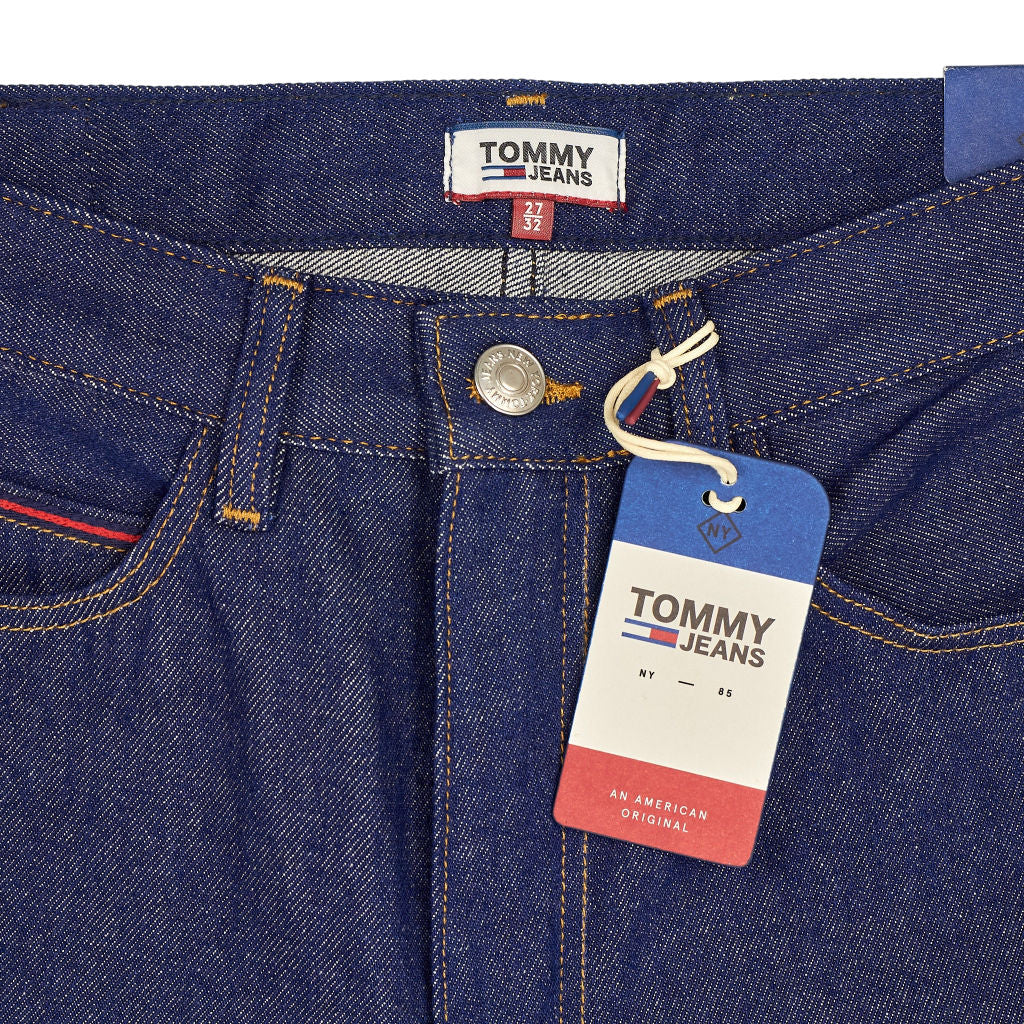 Tommy Jeans Blue High Rise Straight Jeans