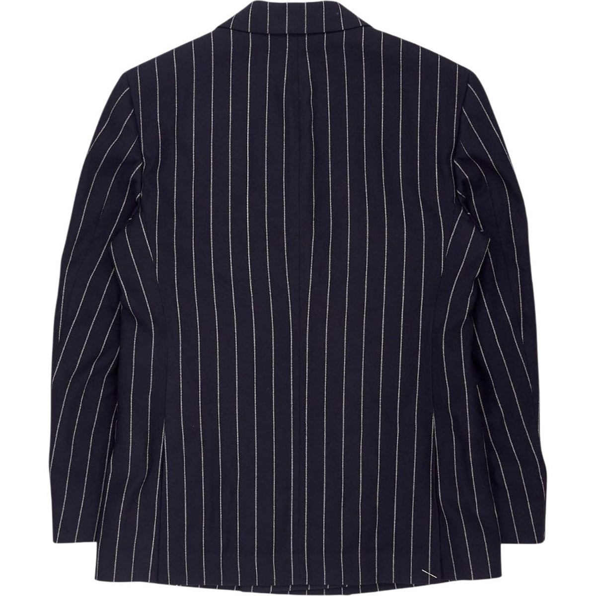 Moss Navy Pinstripe Double Breasted Jacket