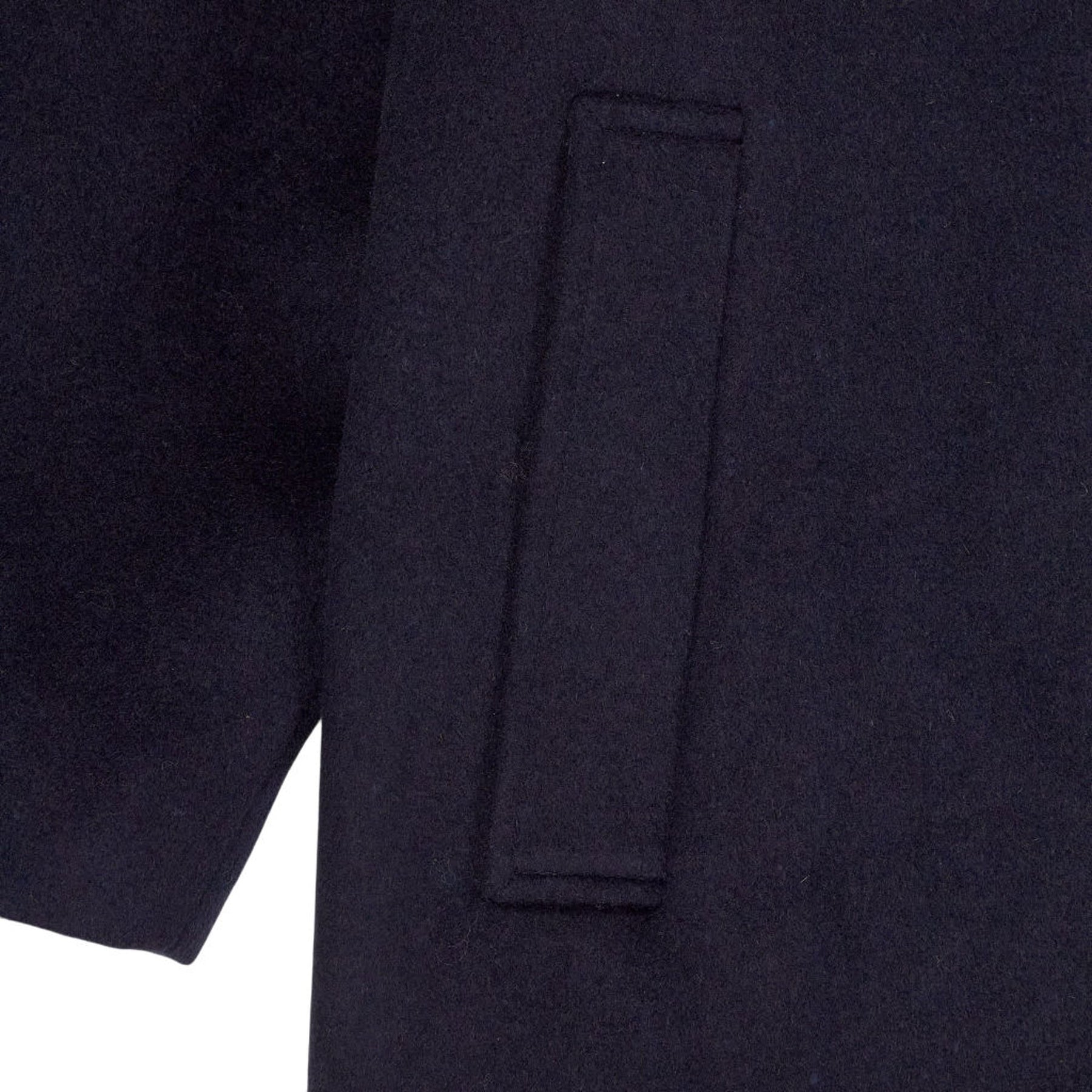 Vivere Navy Wool Blend Coat