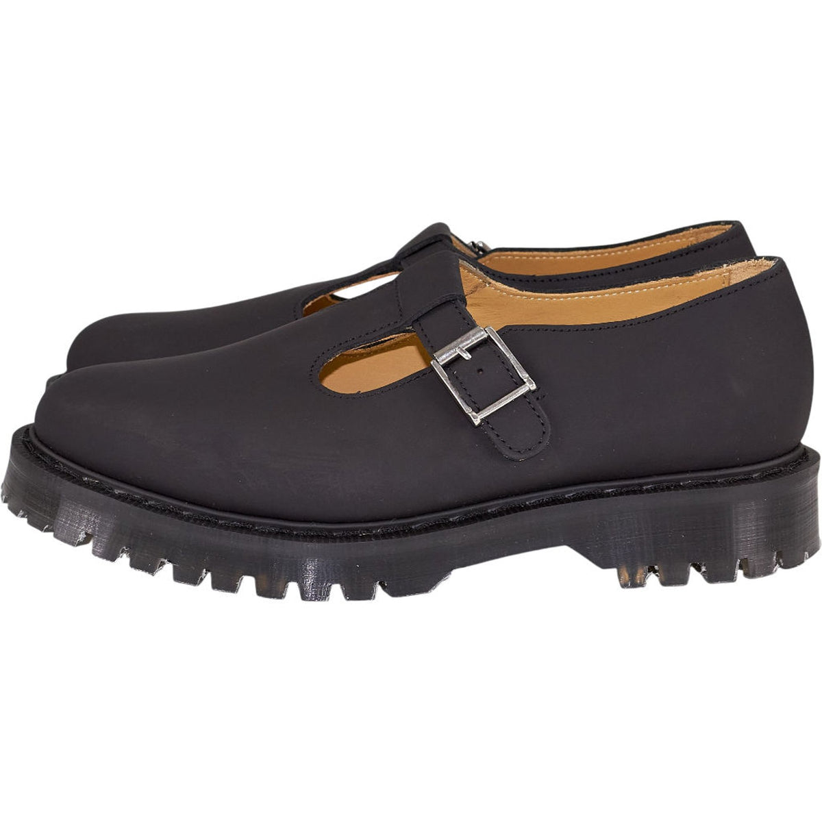 YMC Black Buckle Shoes