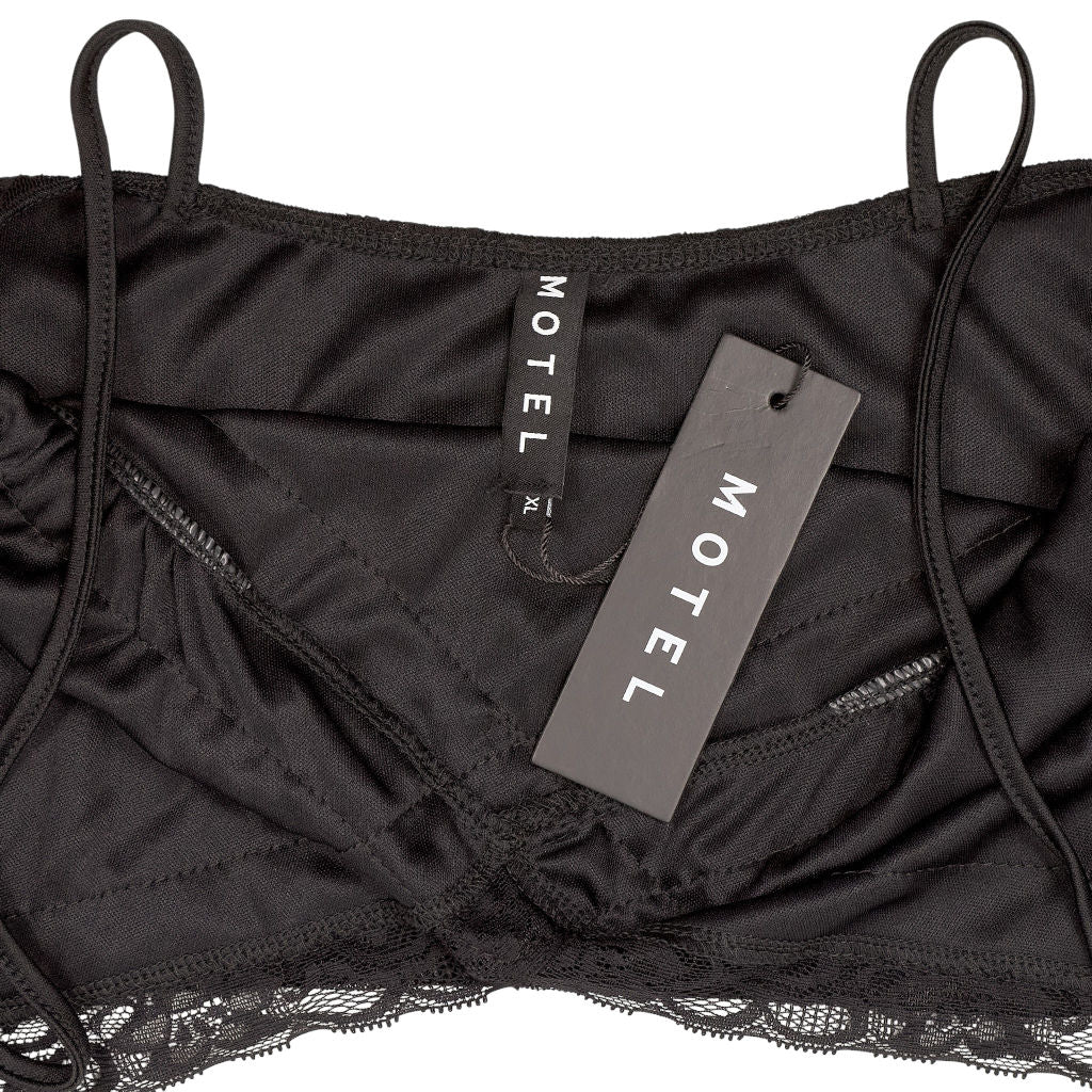 Motel Black Yecaca Top Lace