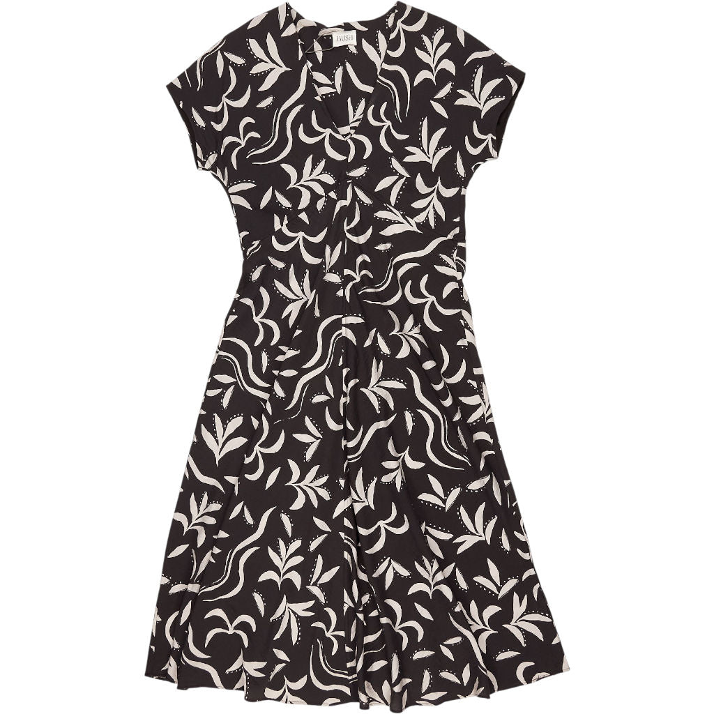 Hush Chocolate Palm Print Midaxi Dress