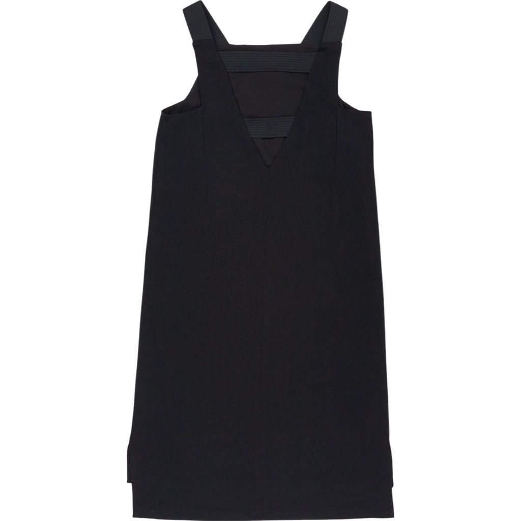 Outline Black Strappy Dress