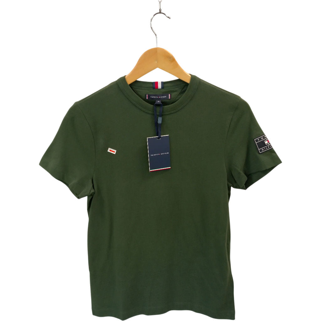 Tommy Hilfiger Green Cotton T-Shirt