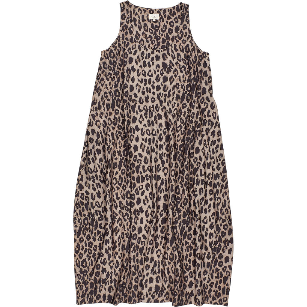 Hush Leopard Print Sleeveless Dress