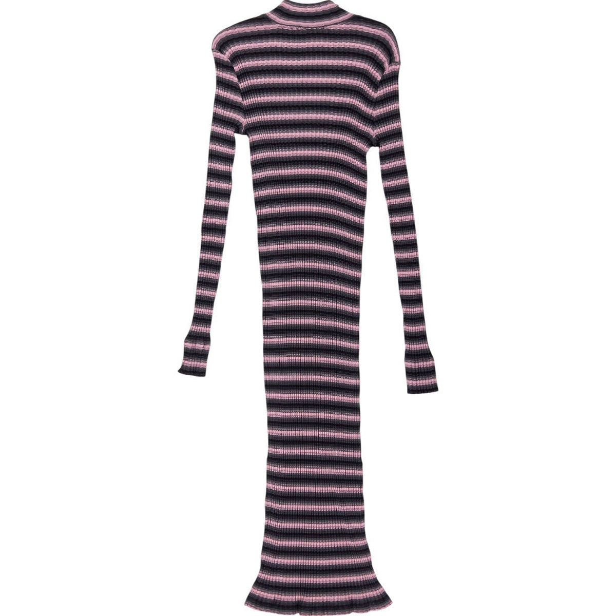 YMC Pink Black Striped Knit Dress