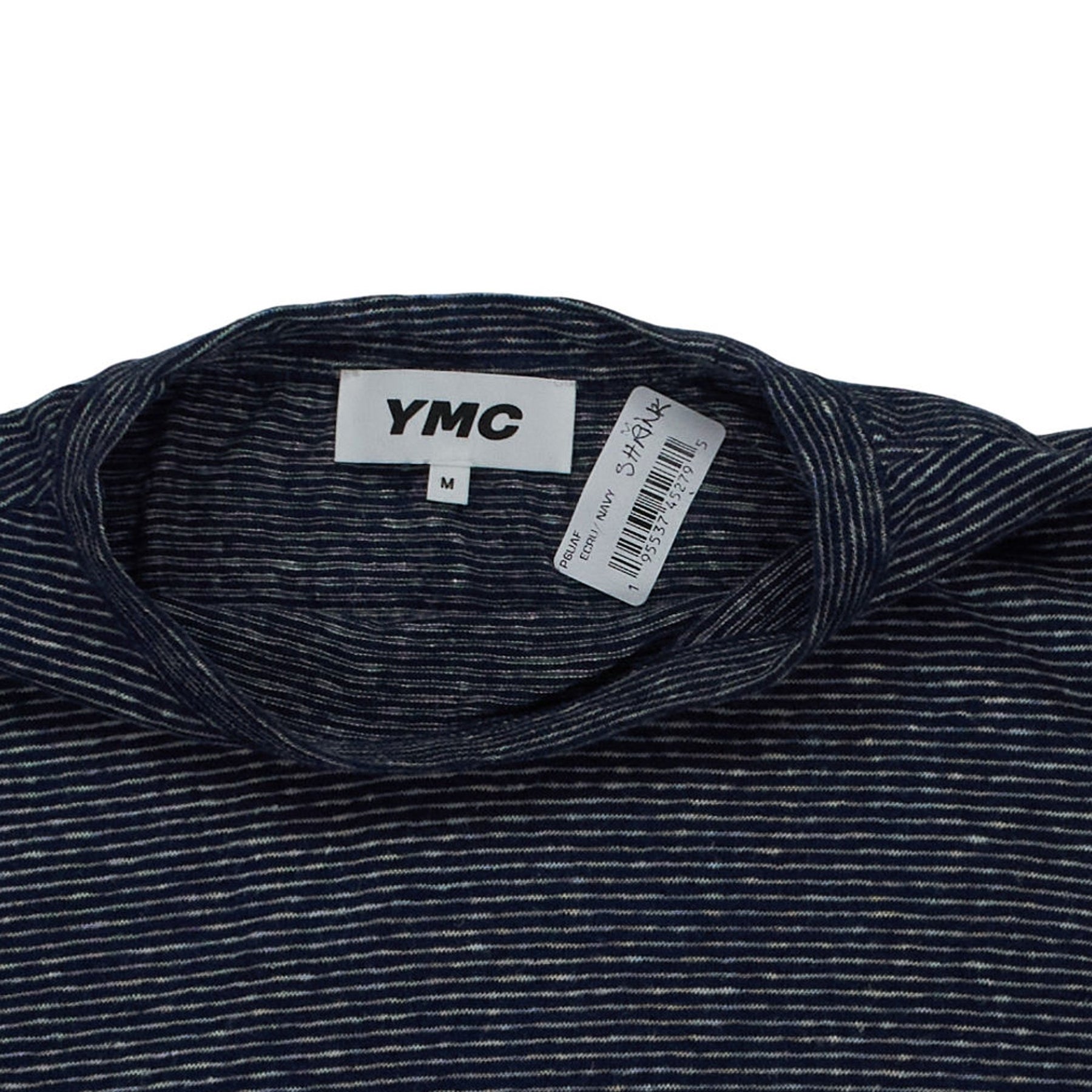 YMC Navy Striped T-Shirt