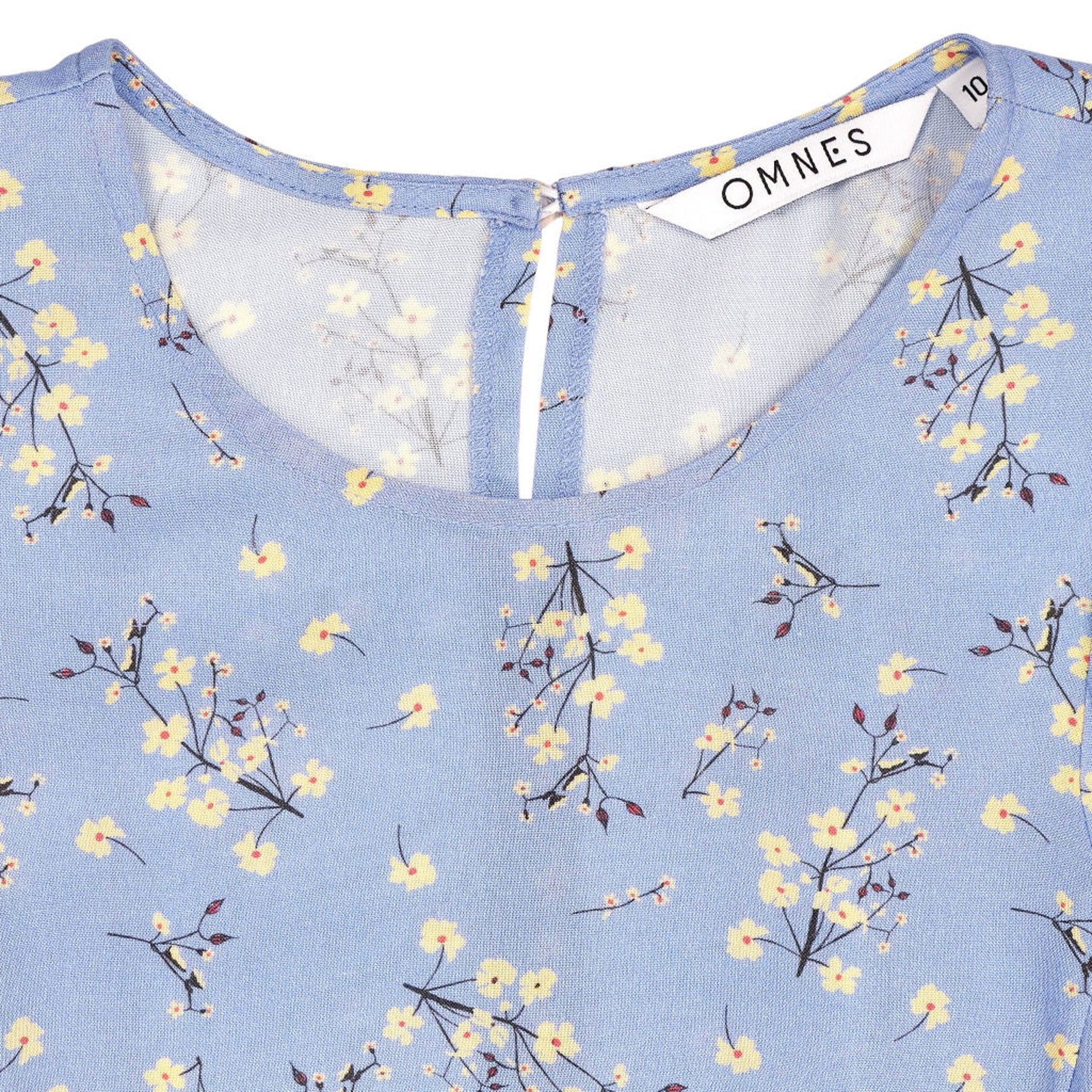 OMNES Blue Floral Dress