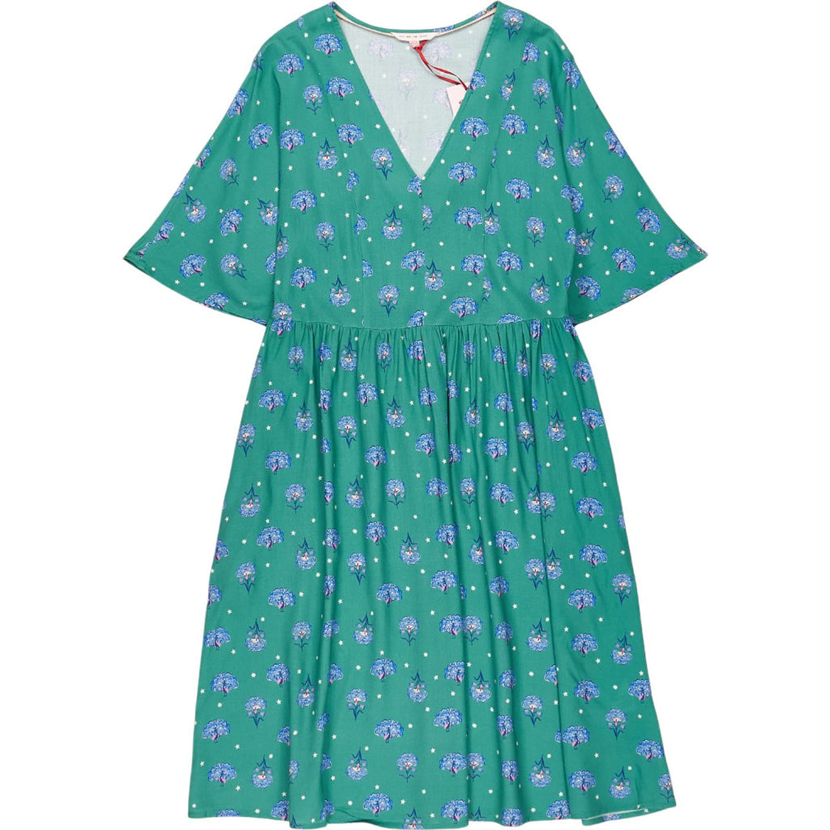 Strong Girls Club Green Floral Dress
