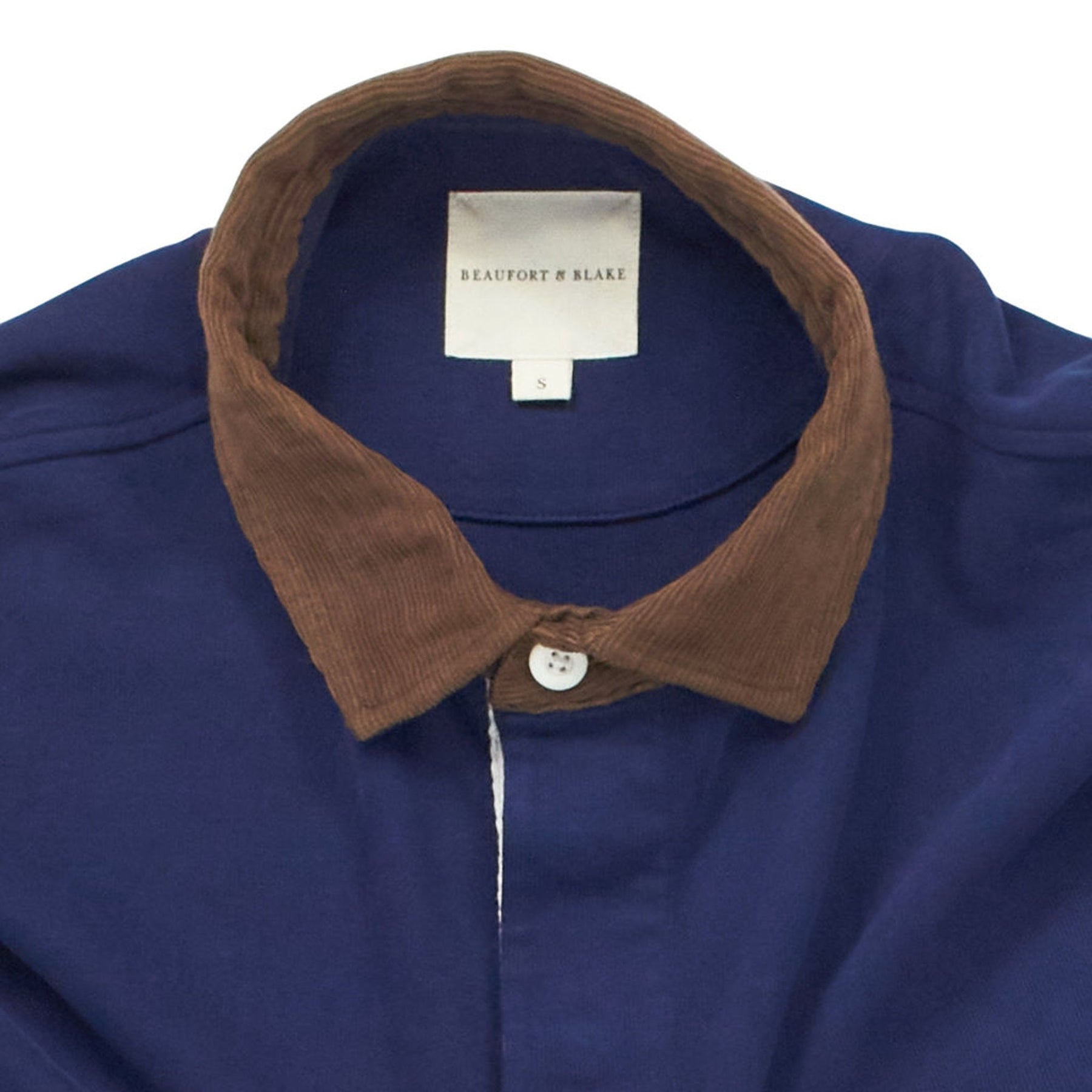 Beaufort & Blake Blue Colourblock Rugby Shirt