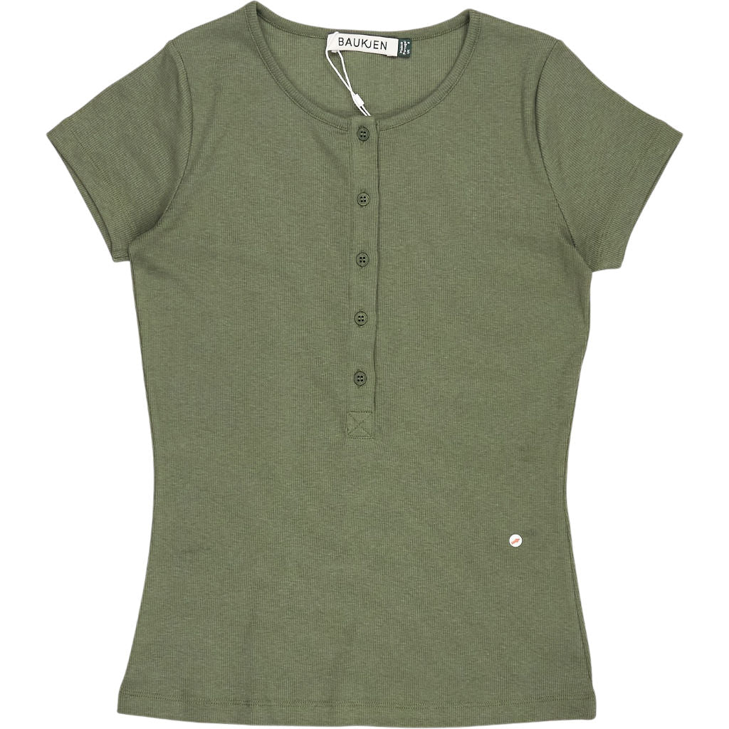 Baukjen Khaki Kikki Henley Top
