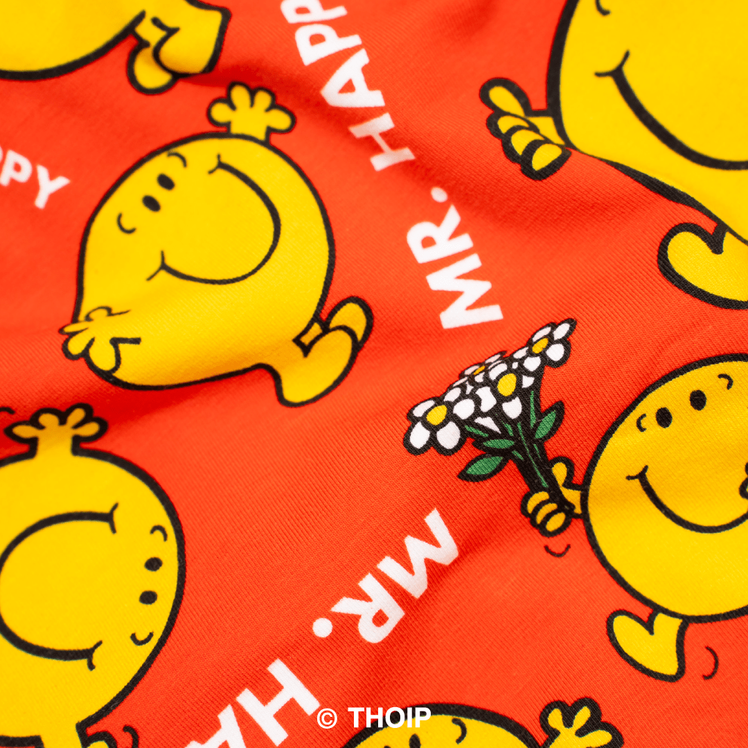 Mr Happy - Mr Men - Mens Boxer Shorts