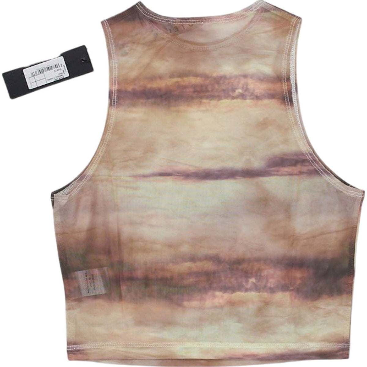 Motel Multicolour Tie-Dye Crop Top