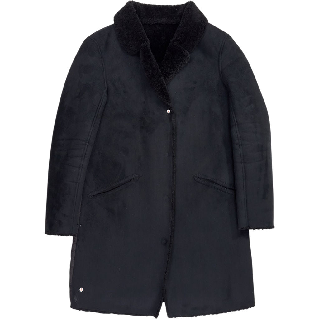 Gerard Darel Black Shearling Coat