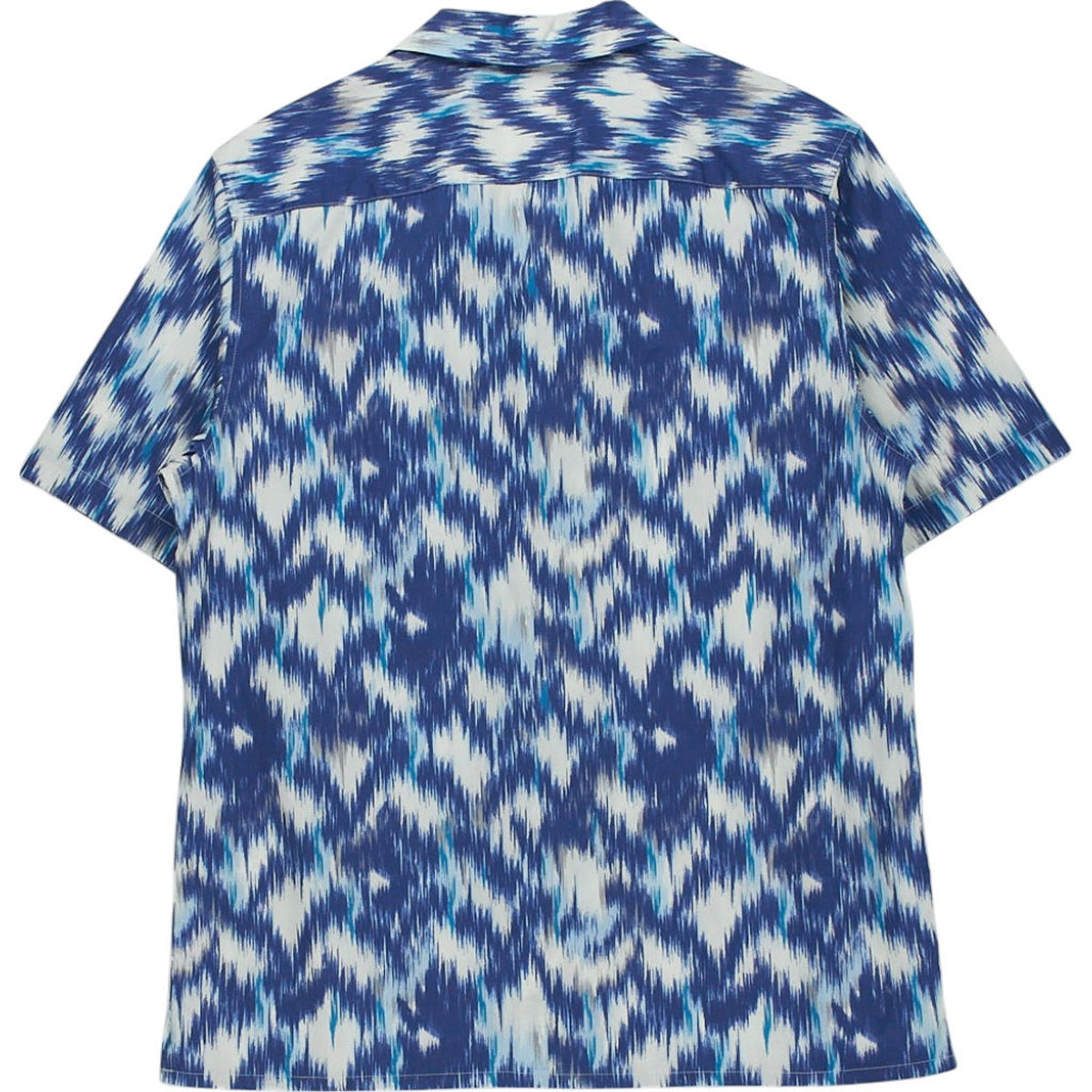 Folk Blue Shoreditch Print Short Sleeve Shirt