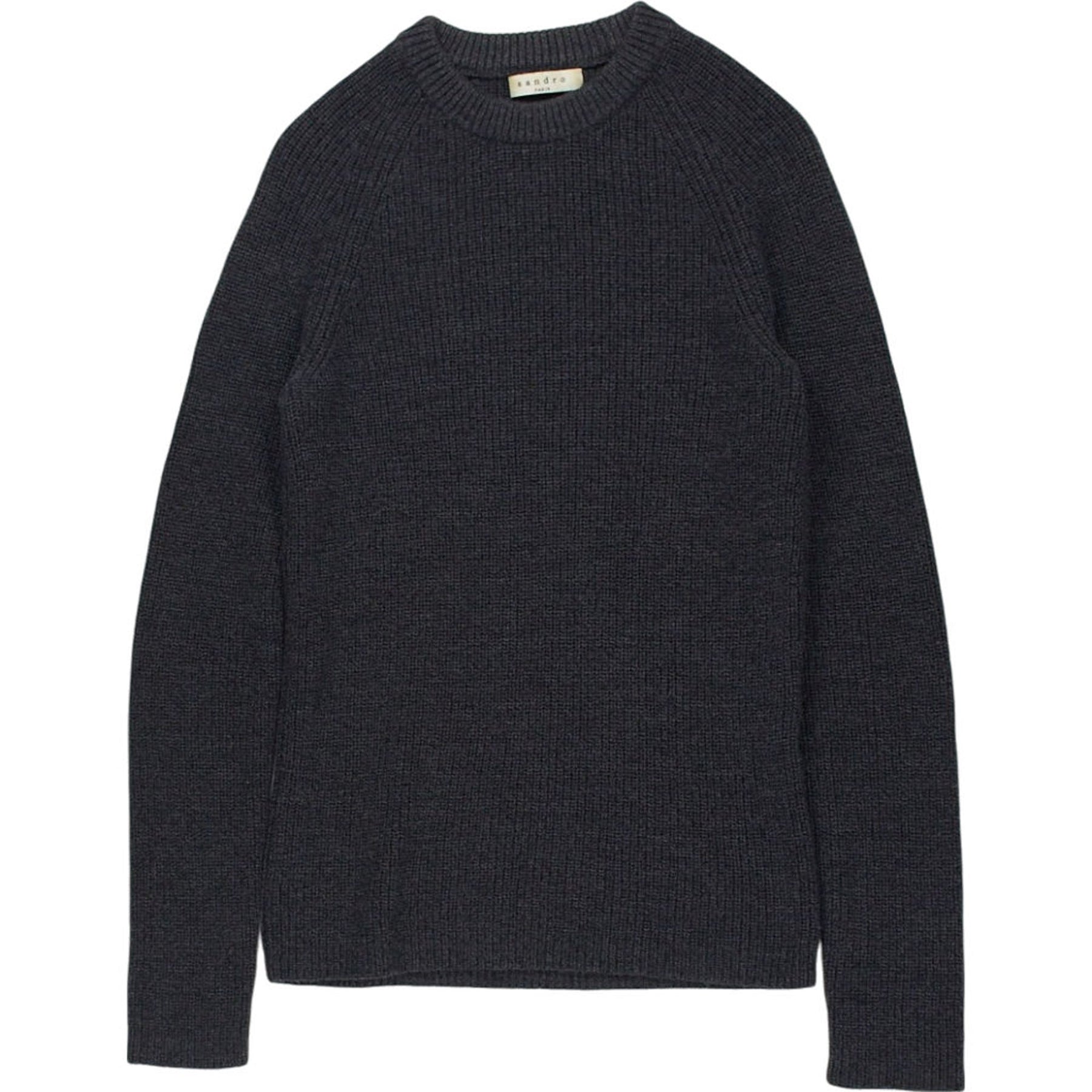 Sandro Grey Merino Wool Jumper