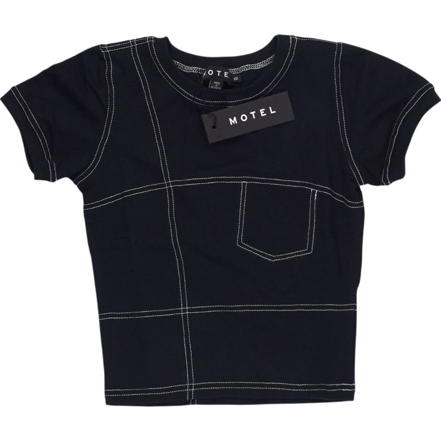 Motel Black Shyla Top