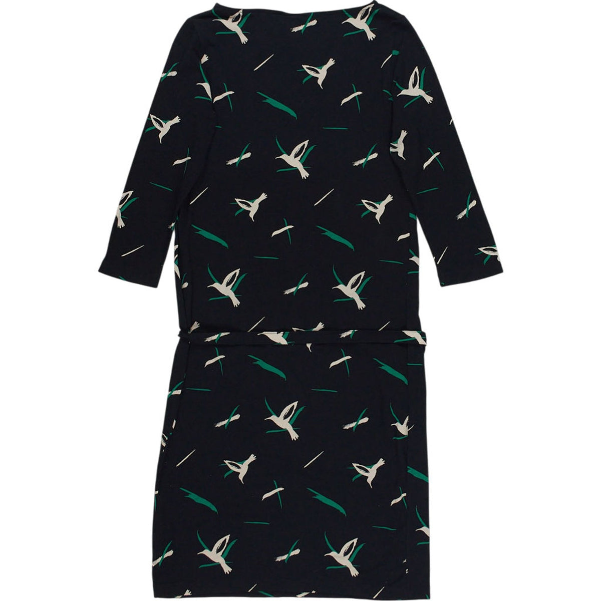 Mamalicious Black Bird Print Dress