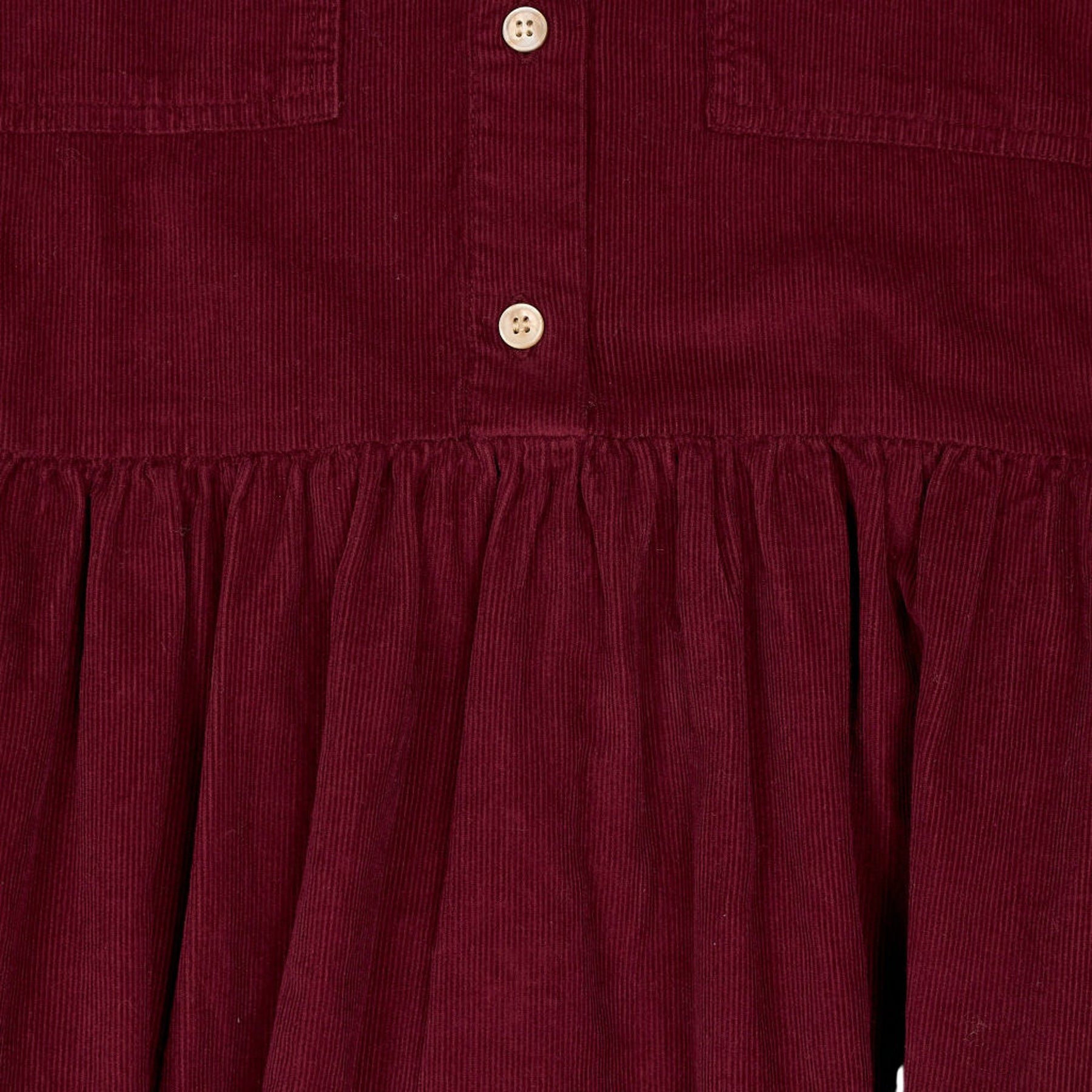 Baukjen Burgundy Corduroy Midi Dress