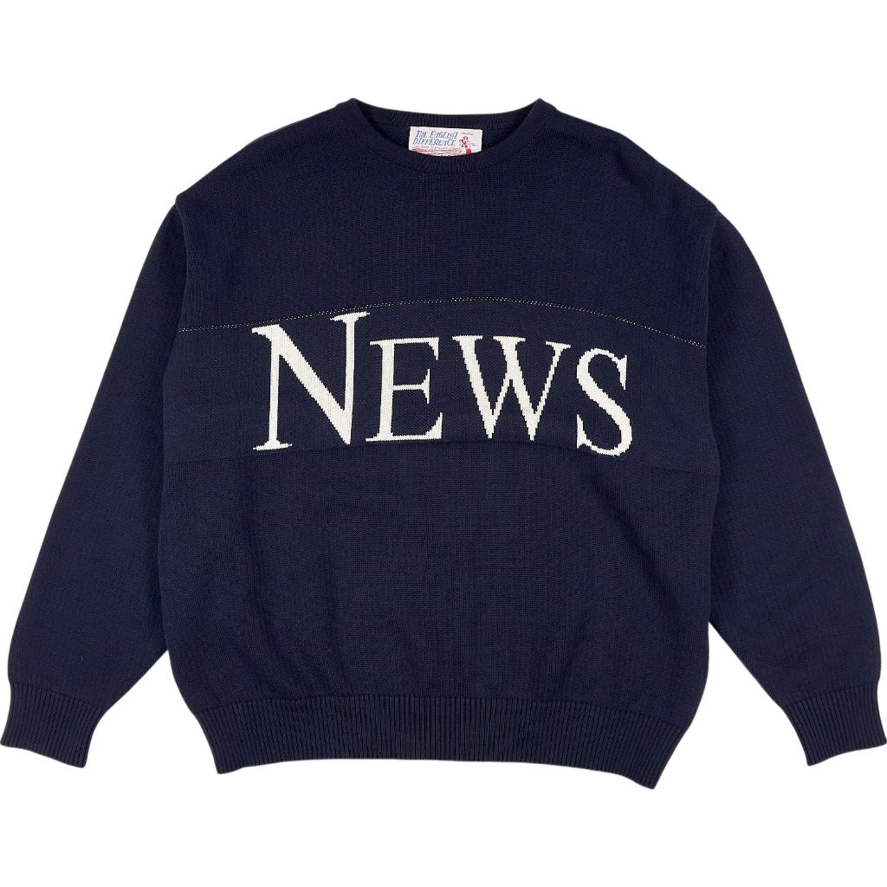 The English Difference Navy Knit Sweater