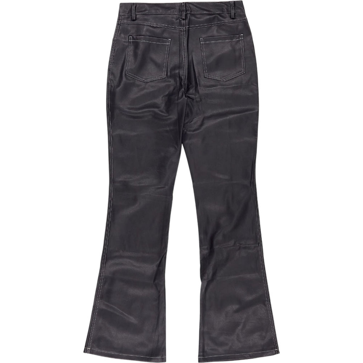 Motel Black PU Zorea Trousers